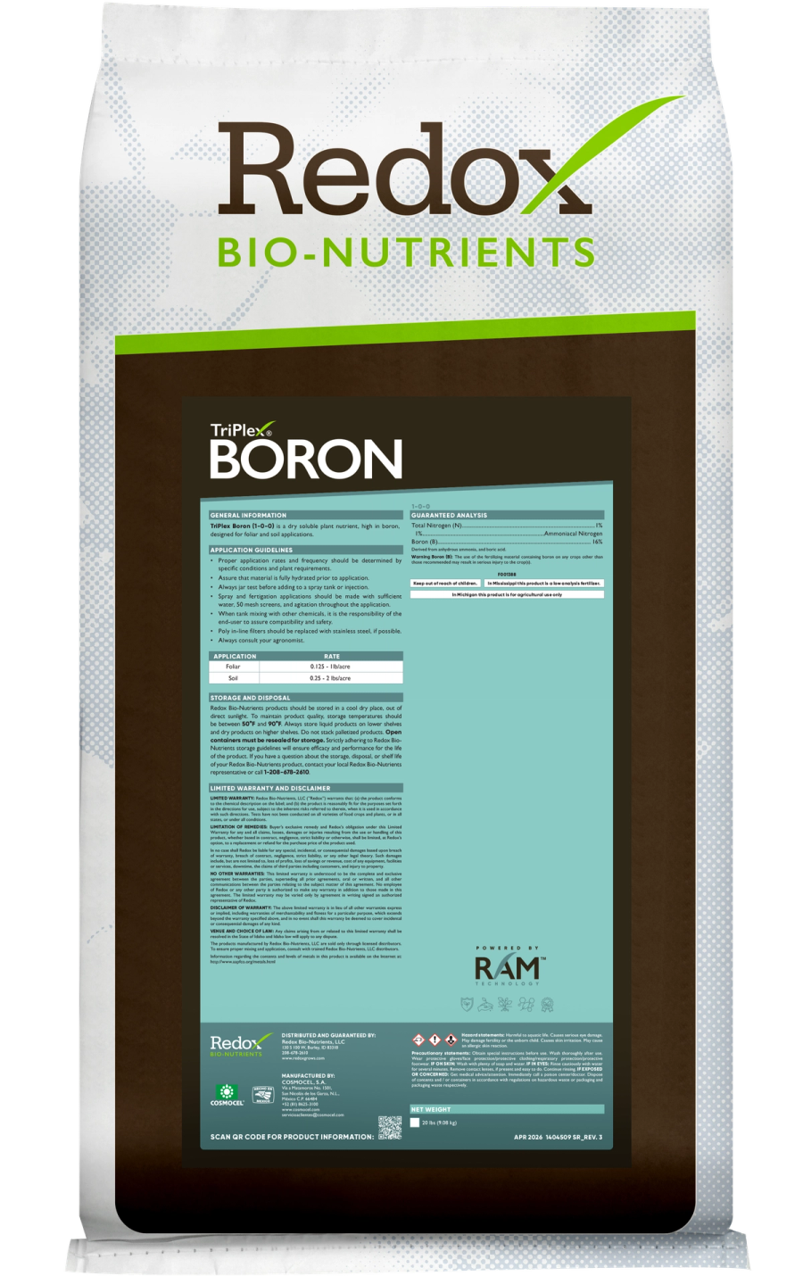 TriPlex® Boron
