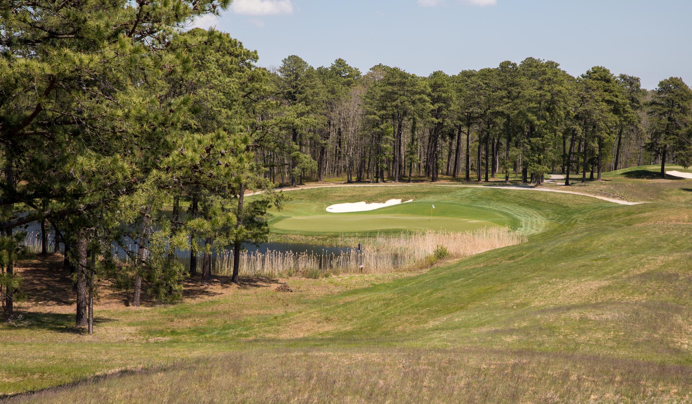 golf-green-bunkers-pond