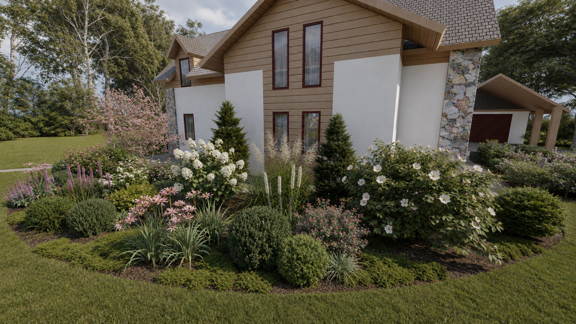 A garden on a grand scale — garden visualisation 5 of 9