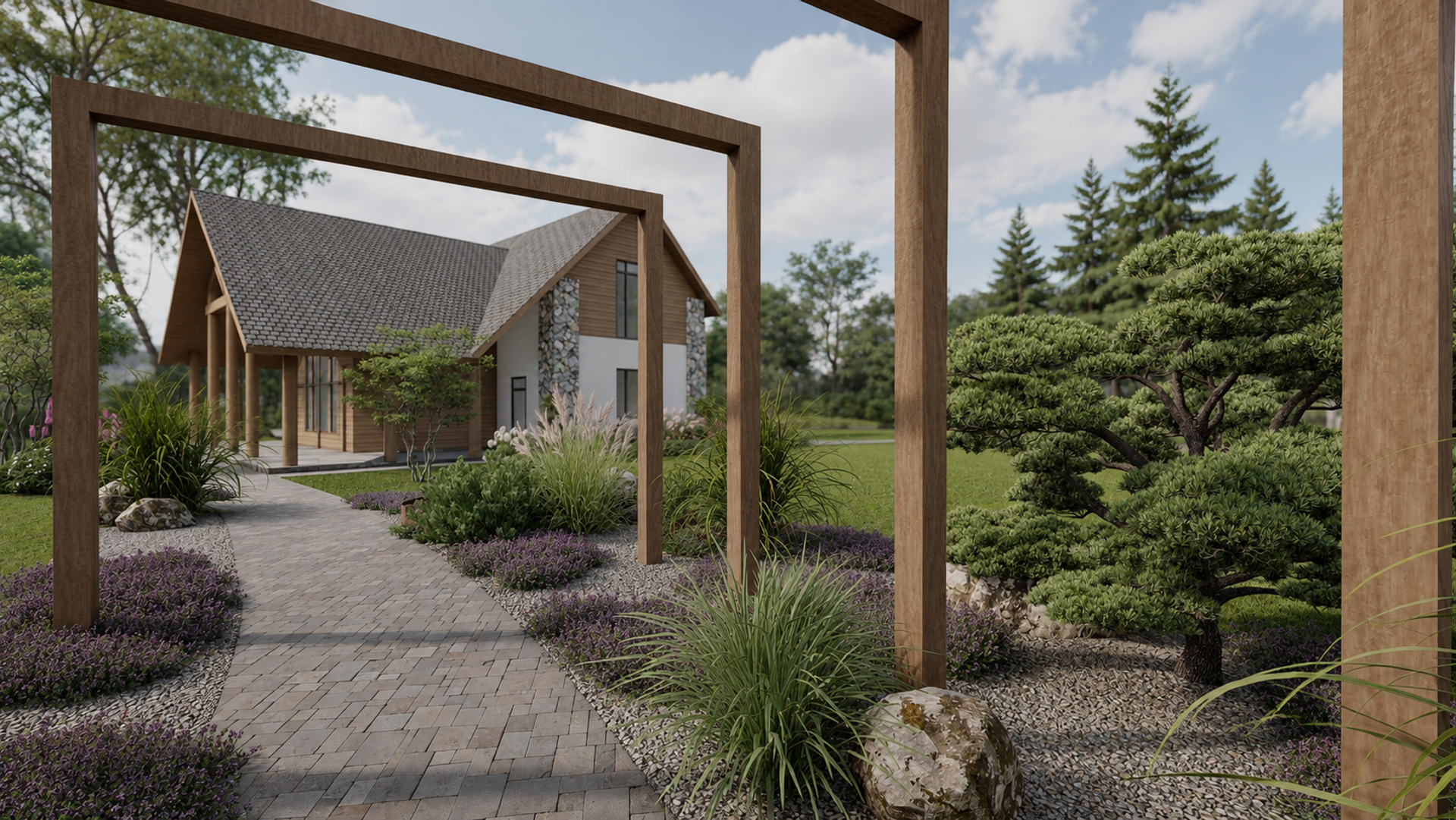 A garden on a grand scale — garden visualisation 2 of 9