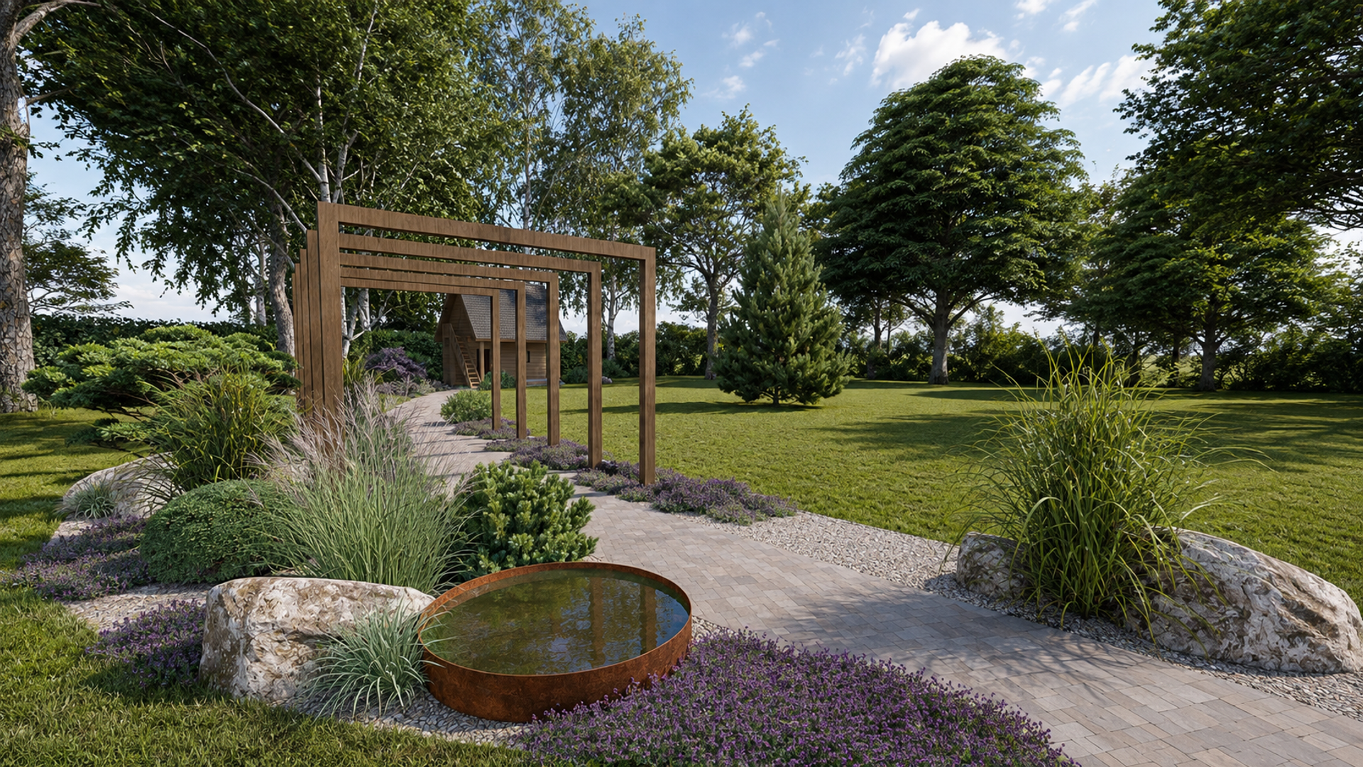 A garden on a grand scale — garden visualisation 9 of 9