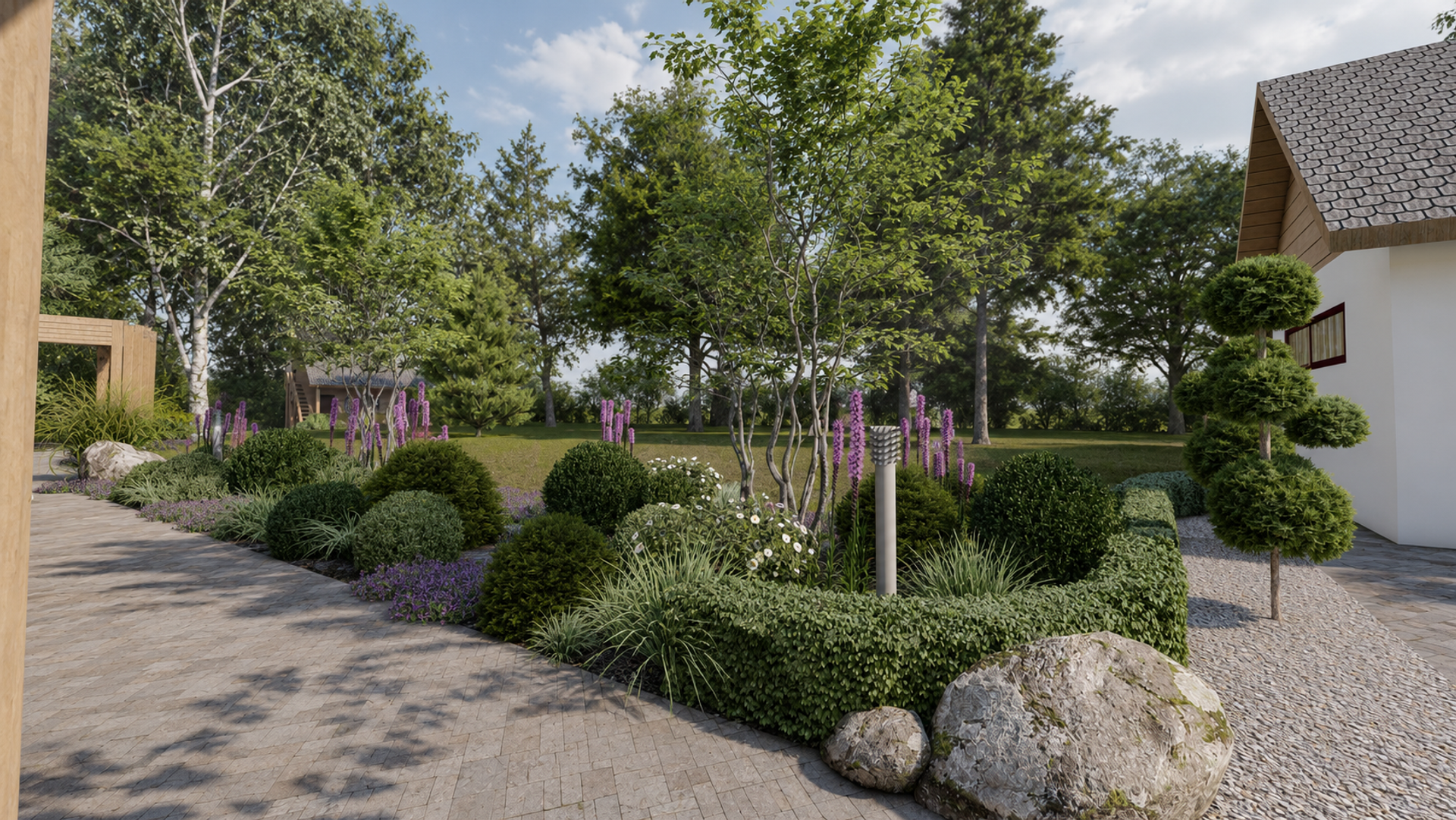 A garden on a grand scale — garden visualisation 8 of 9