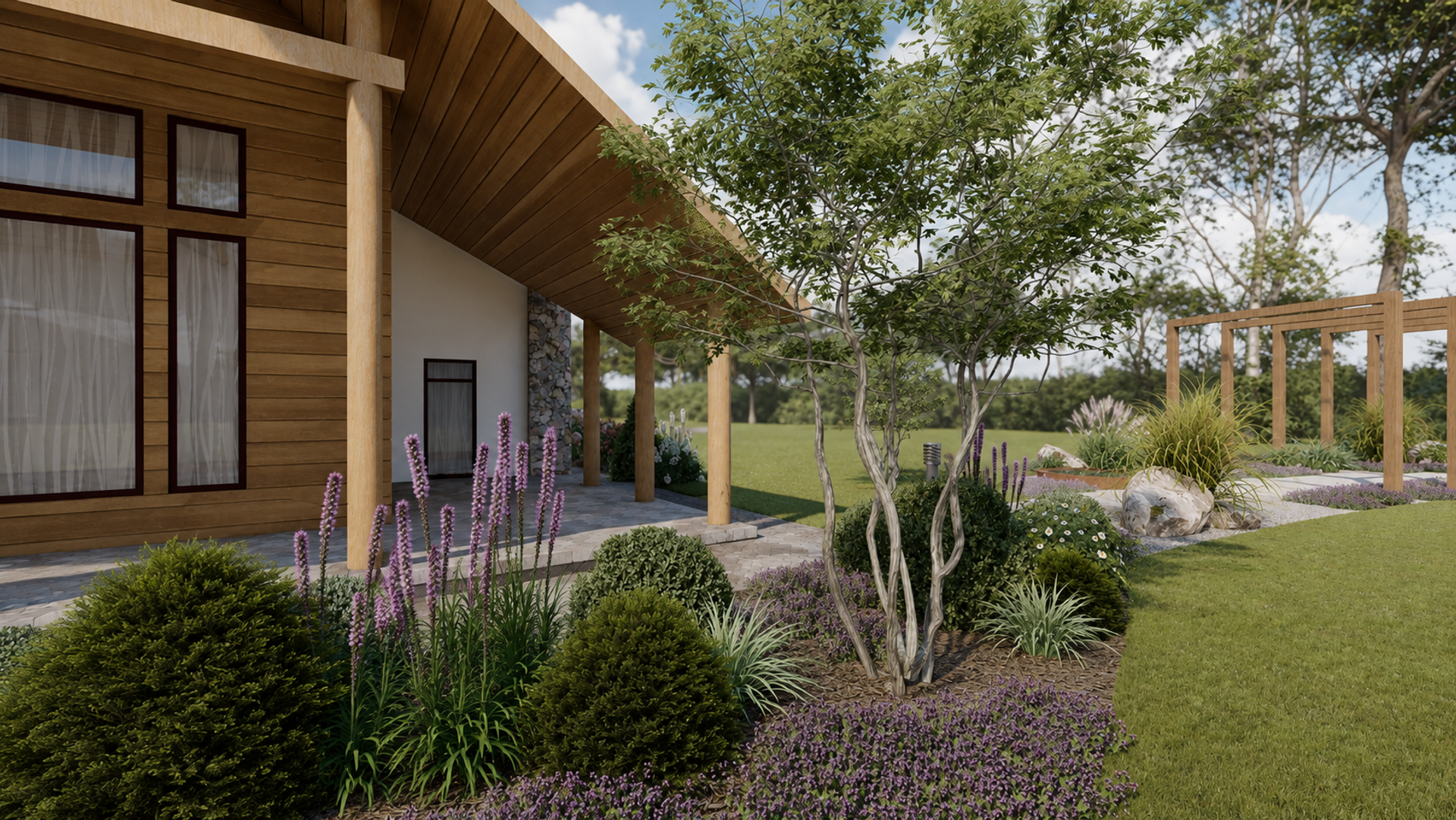 A garden on a grand scale — garden visualisation 4 of 9