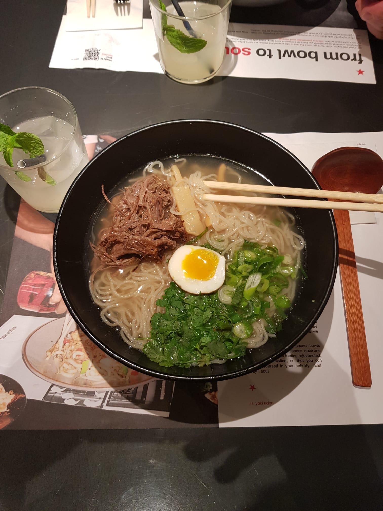 Wagamama Heathrow Lontoo 22.03.2024