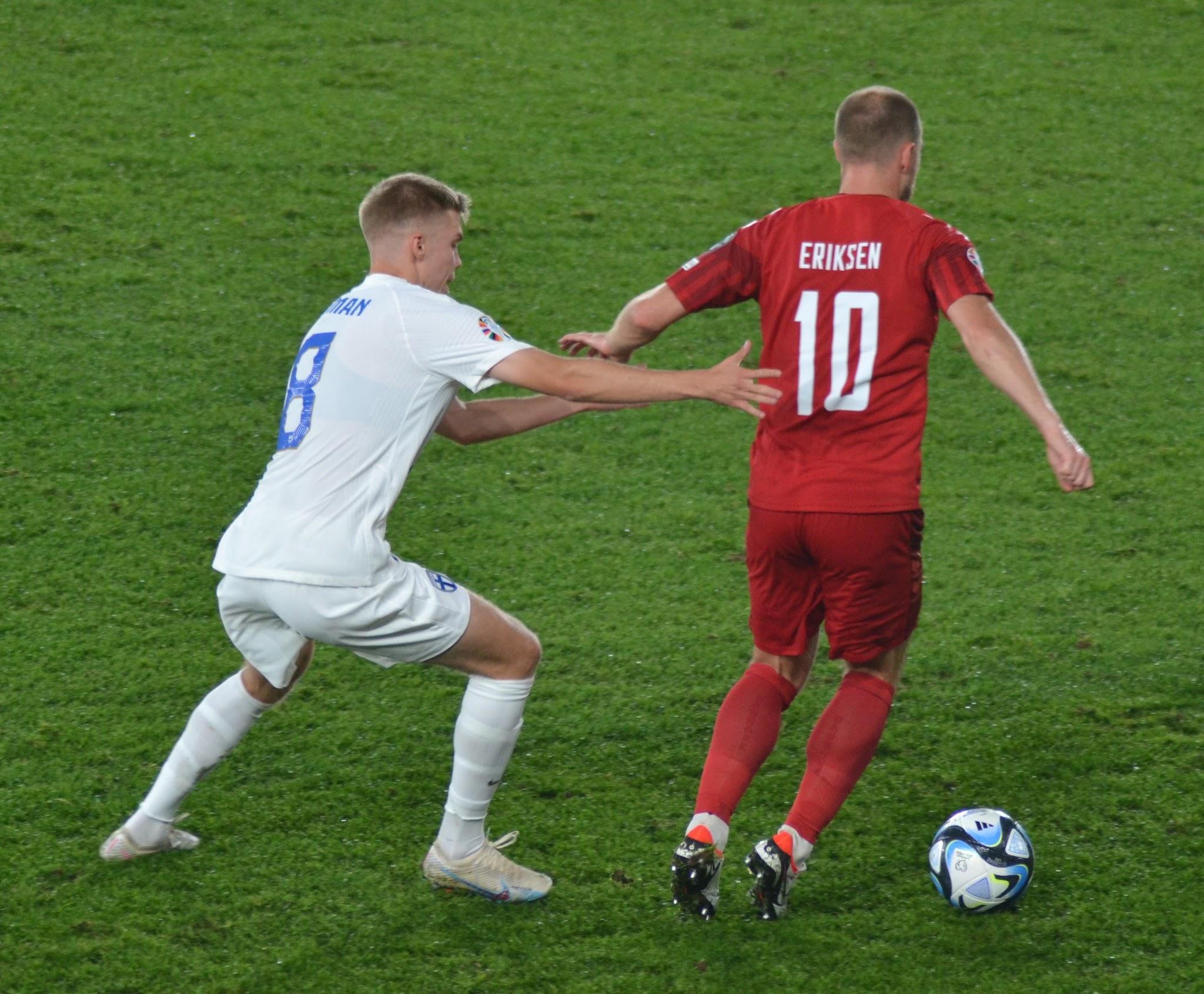 Oliver Antman ja Christian Eriksen 10.09.2023