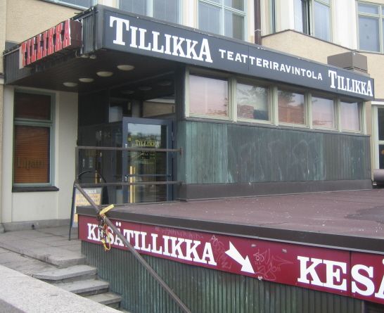 Ravintola Teatteriravintola Tillikka, Tampere