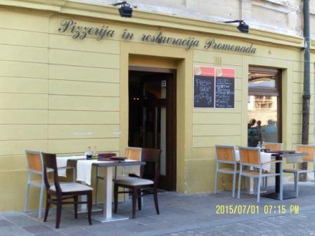 Pizzeria in restavracija Promenada, Ljubljana 01.07.2015