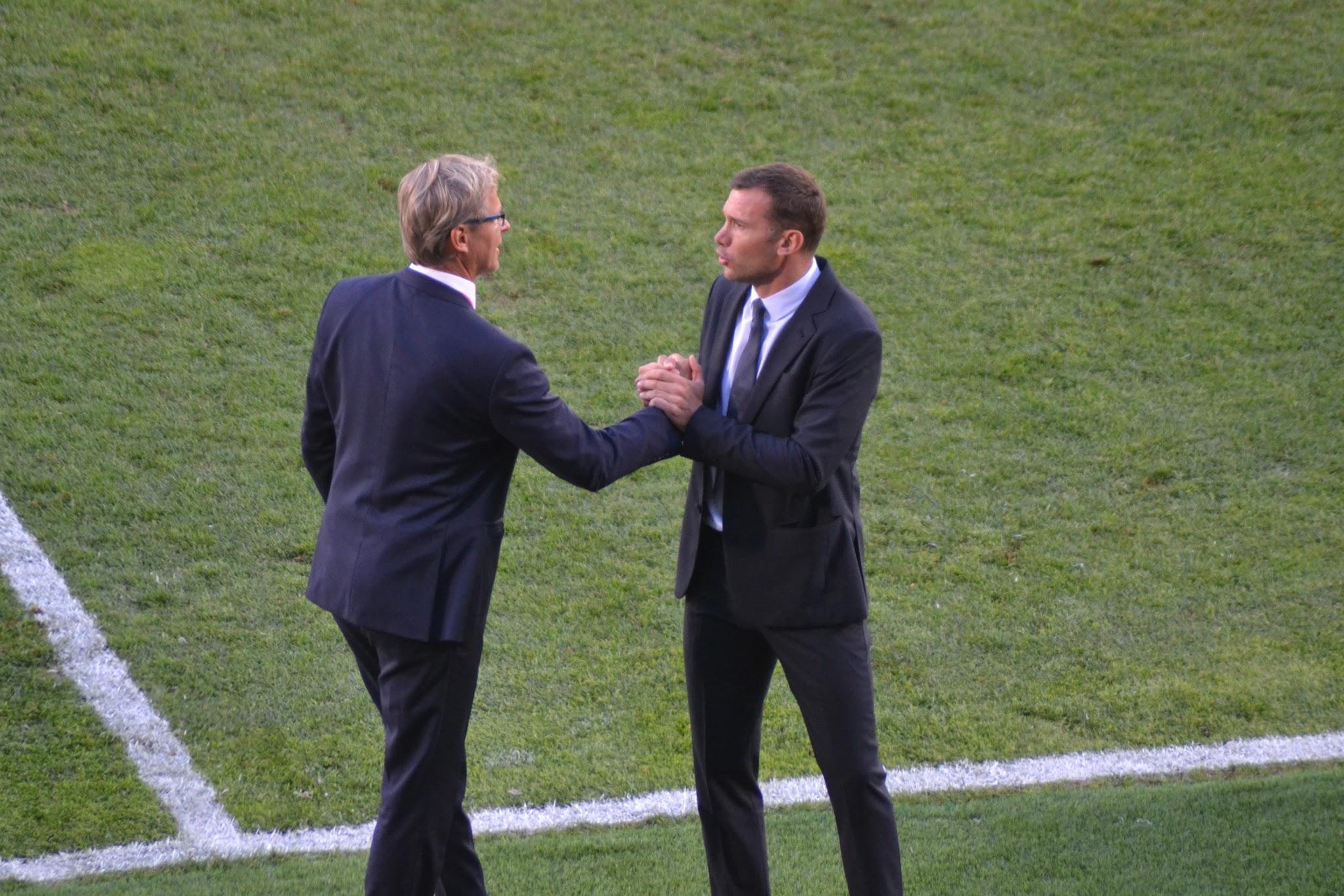 Markku Kanerva ja Andriy Shevchenko 11.06.2017