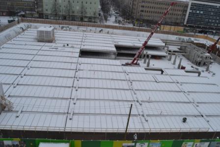 Lunta Lahden torilla 16.03.2014