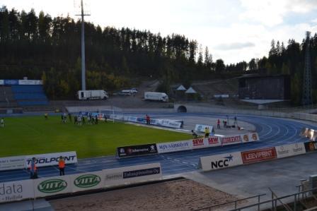 Lahden Stadionin pimeä valotaulu 05.10.2013