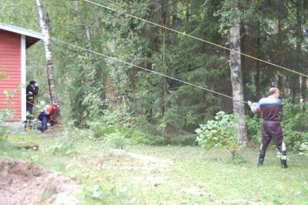 Talkoot: Koivun kaato, Kotiranta 04.09.2010