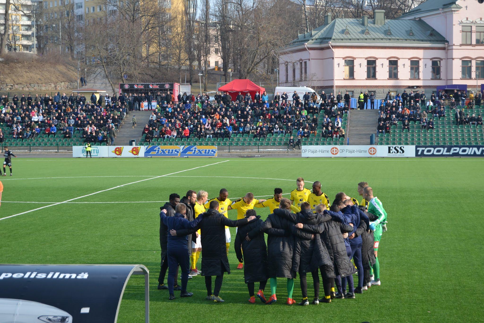 KuPS Kisapuistossa 07.04.2019