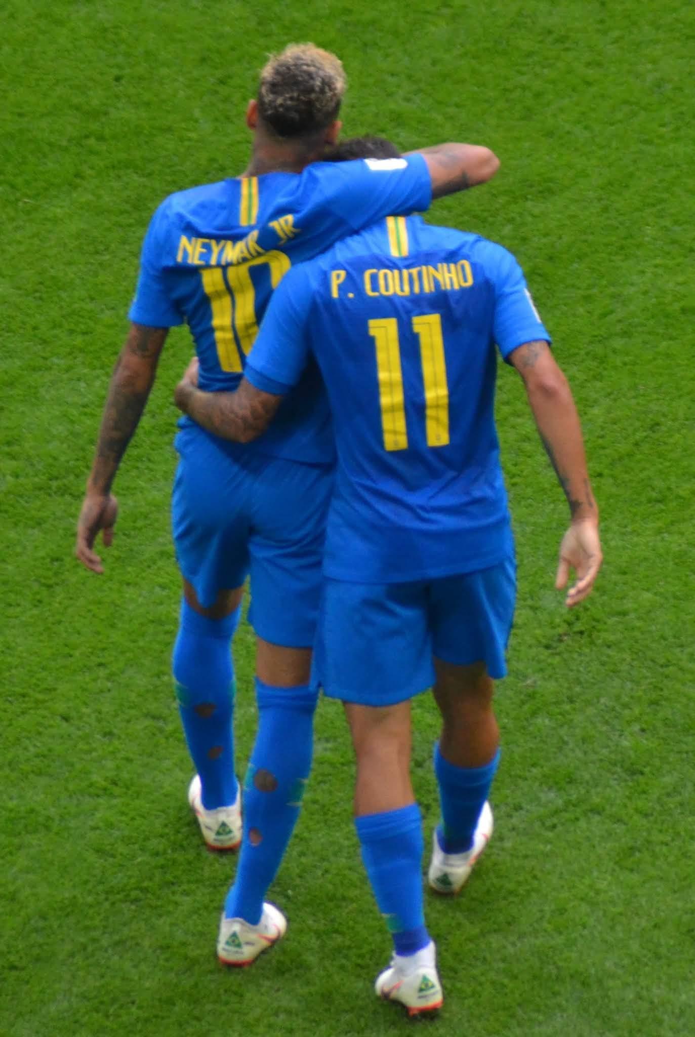 Brasilia: Neymar ja Coutinho 22.06.2018