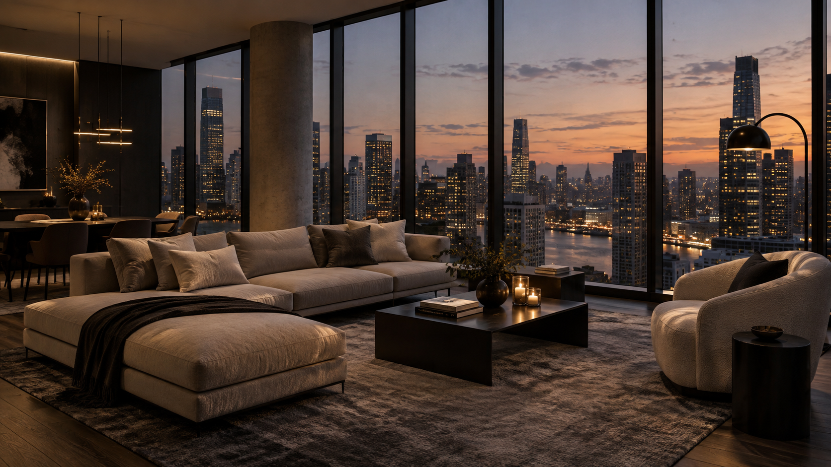 Large contemporary city apartment