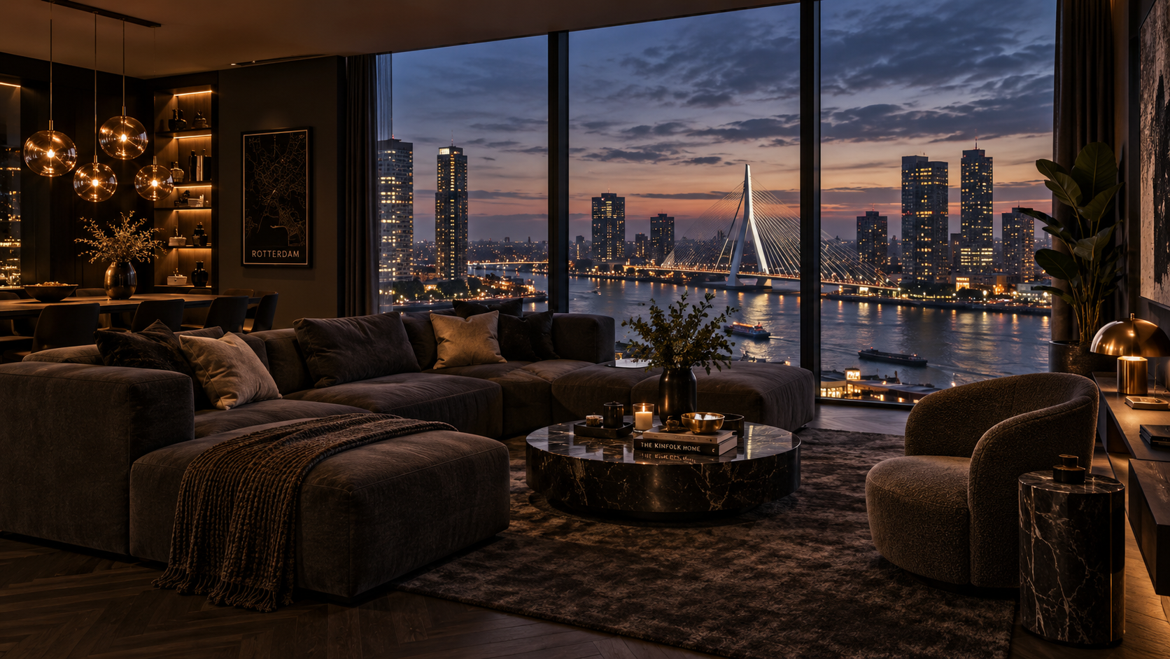 Modern Rotterdam living room