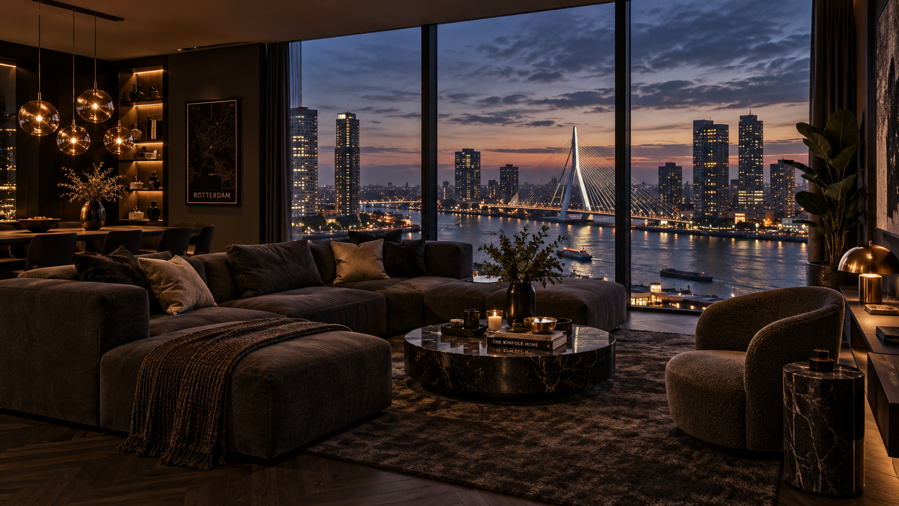 Modern Rotterdam living room