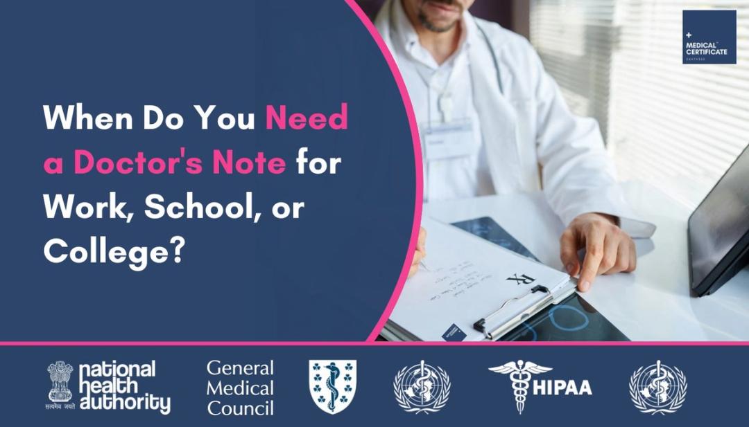 When Do You Need a Medical Certificate for School, Work & College?