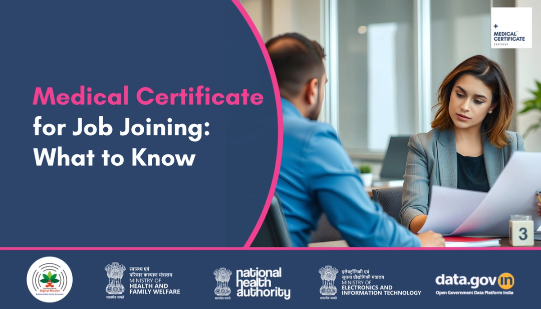 Government Job Medical Certificate: Requirements and Format