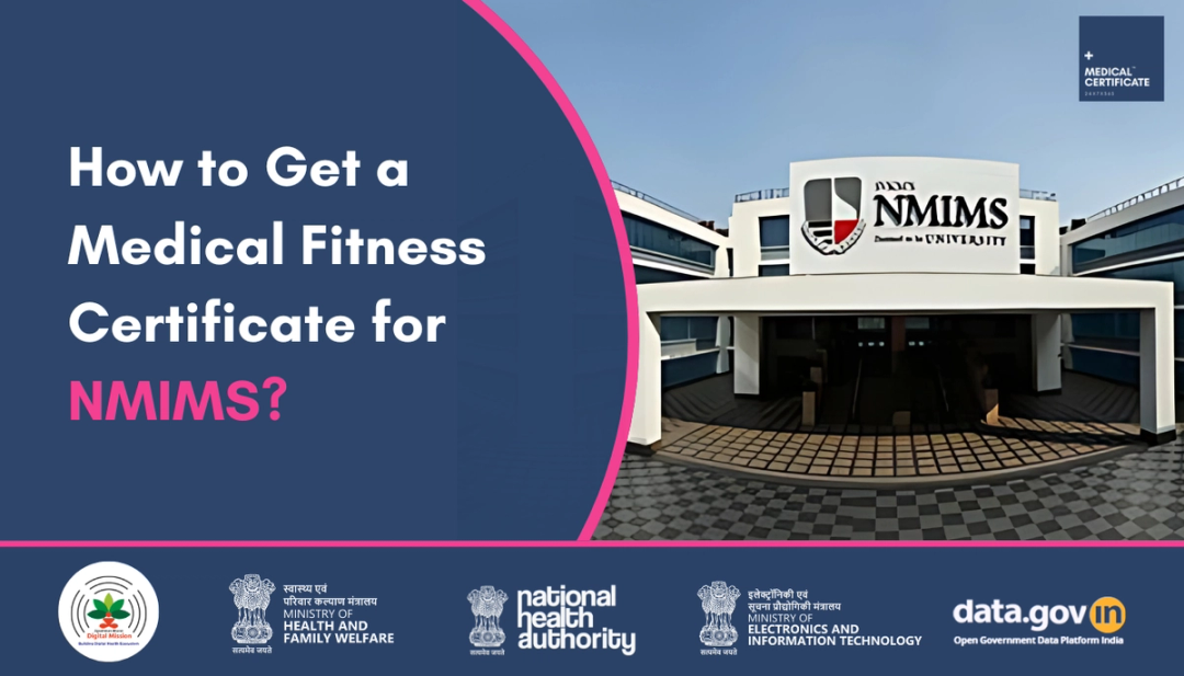 NMIMS Medical Fitness Certificate Requirements for Admission