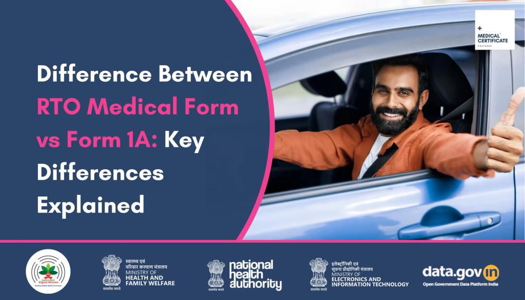 Form 1A for Driving Licence vs RTO Medical Form: Which Do You Need?