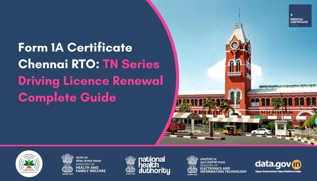 Getting Form 1A for Your TN Series Driving Licence Renewal in Chennai