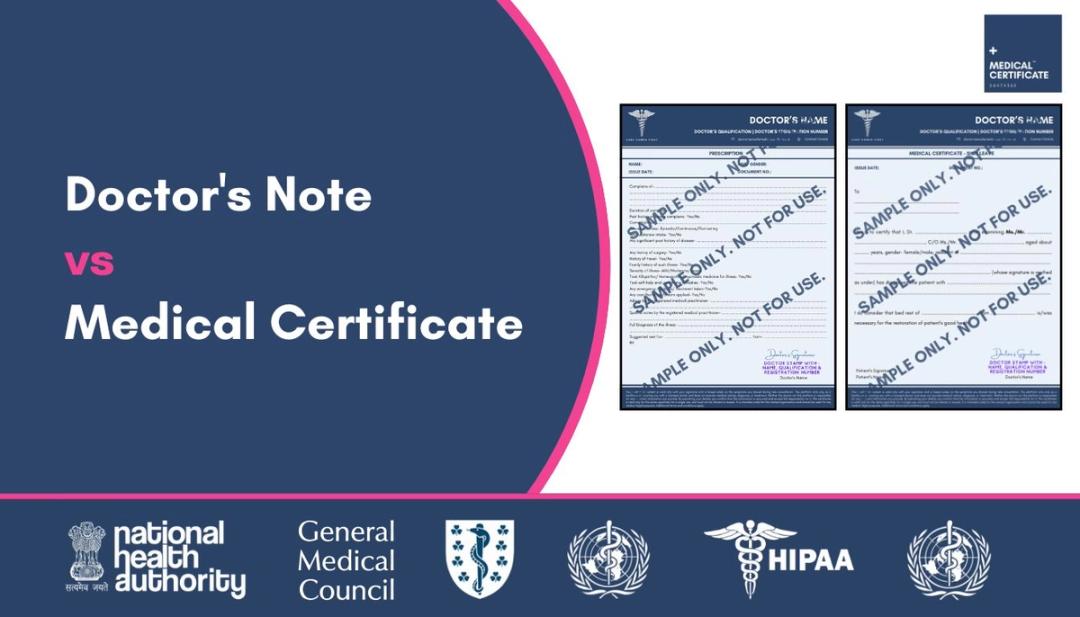 Understanding Doctor’s Note Requirements in India: How They Differ from Medical Certificates
