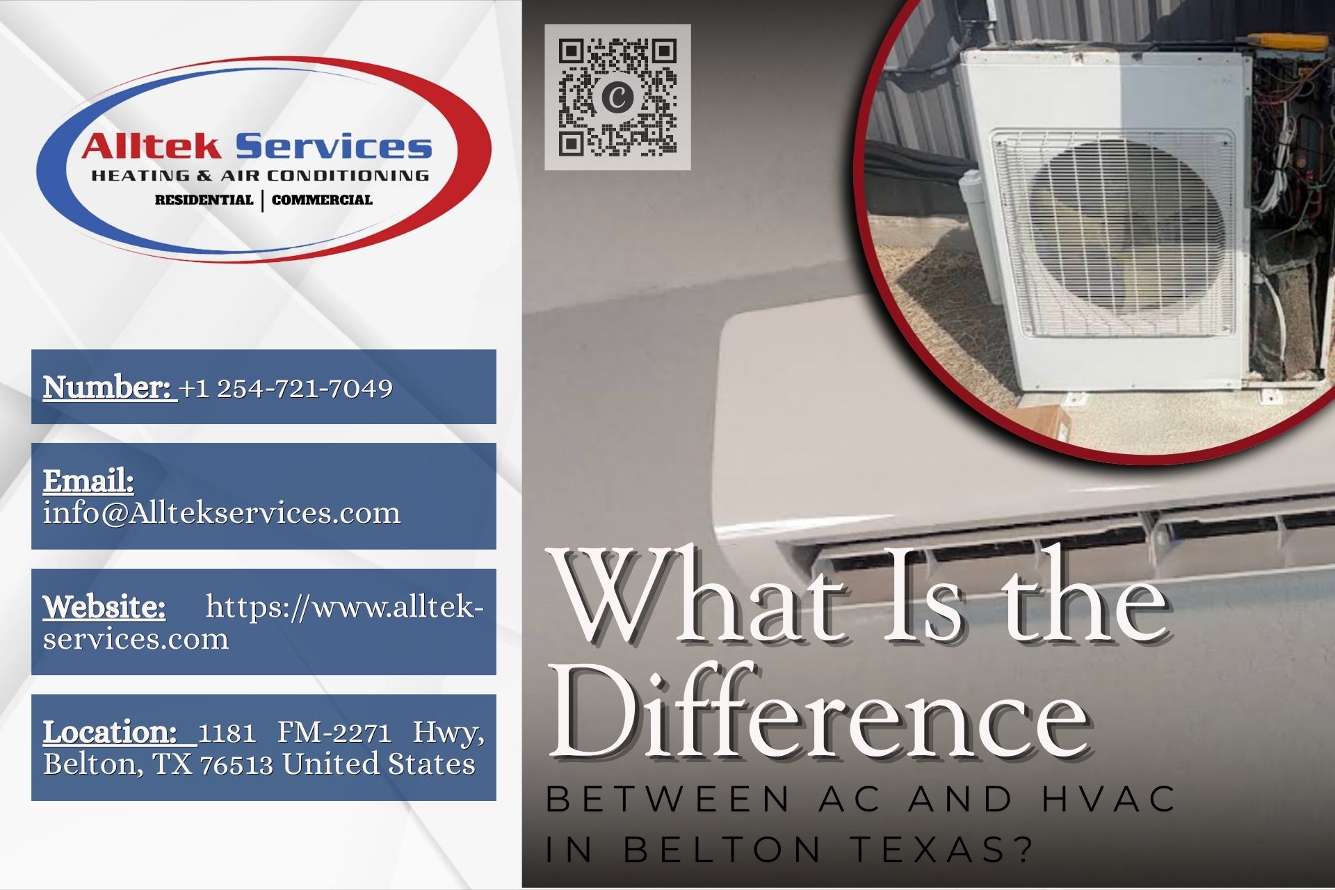 What Is the Difference Between AC and HVAC in Belton, Texas?