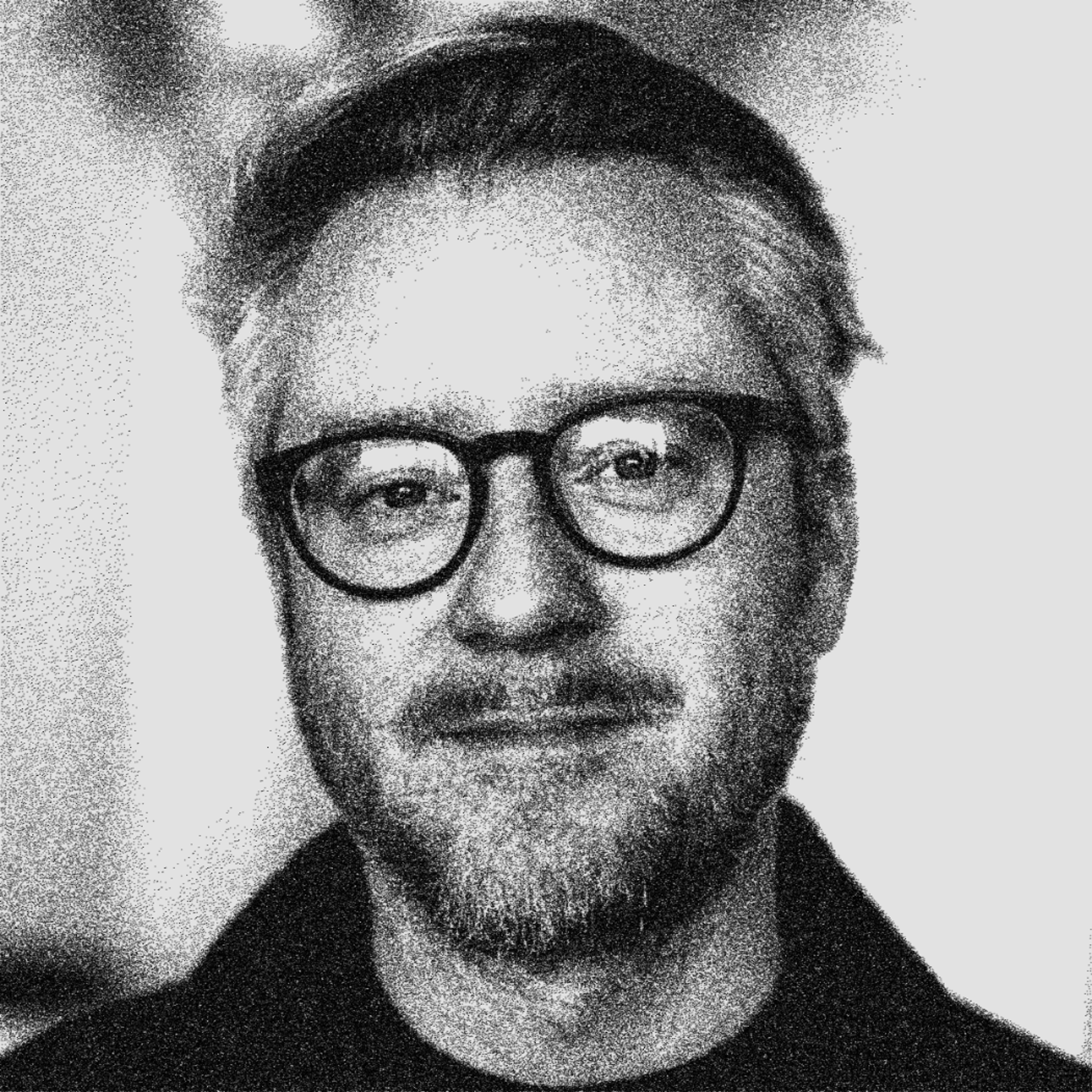 black and white photo of Rasmus Andersson