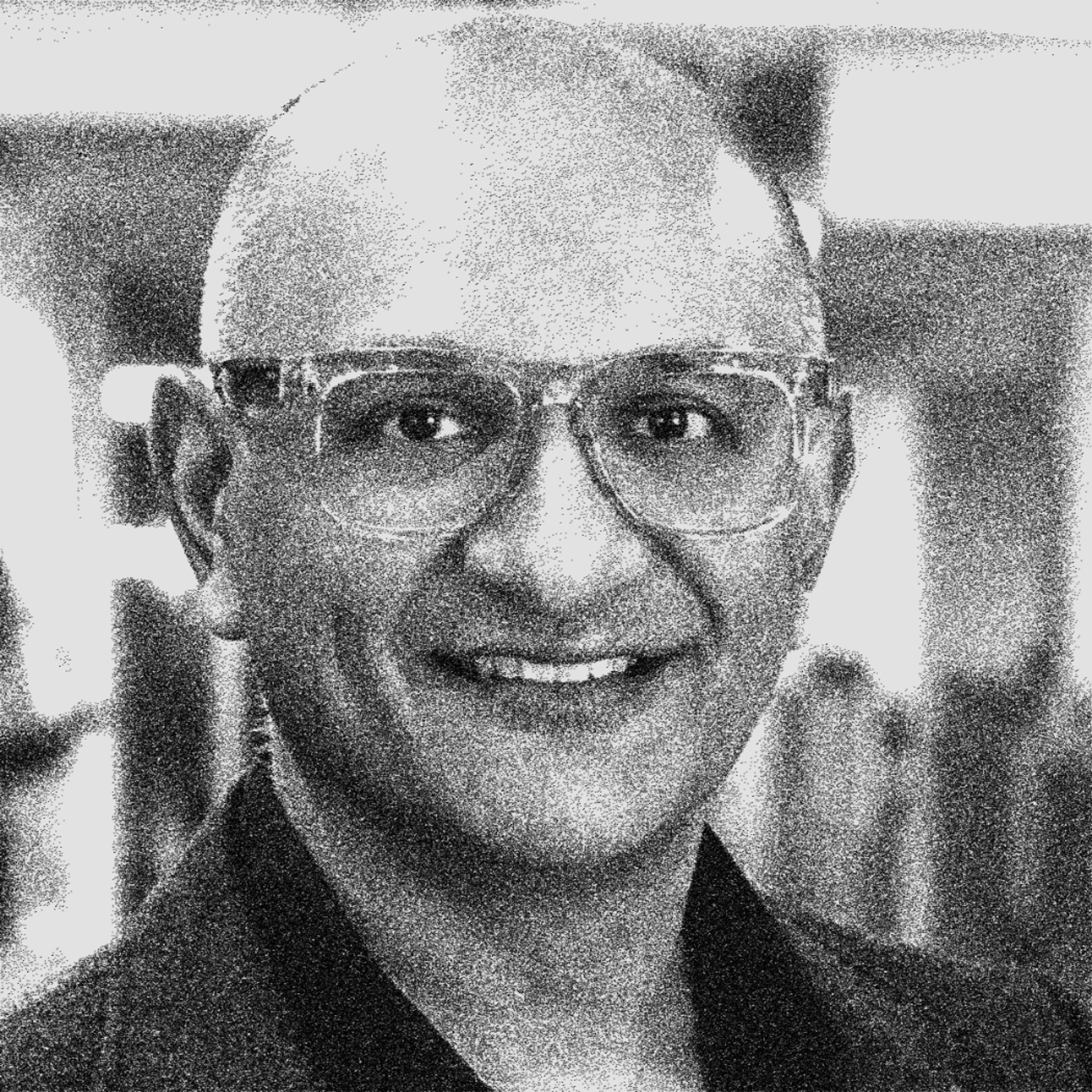 black and white headshot of Jeetu Patel