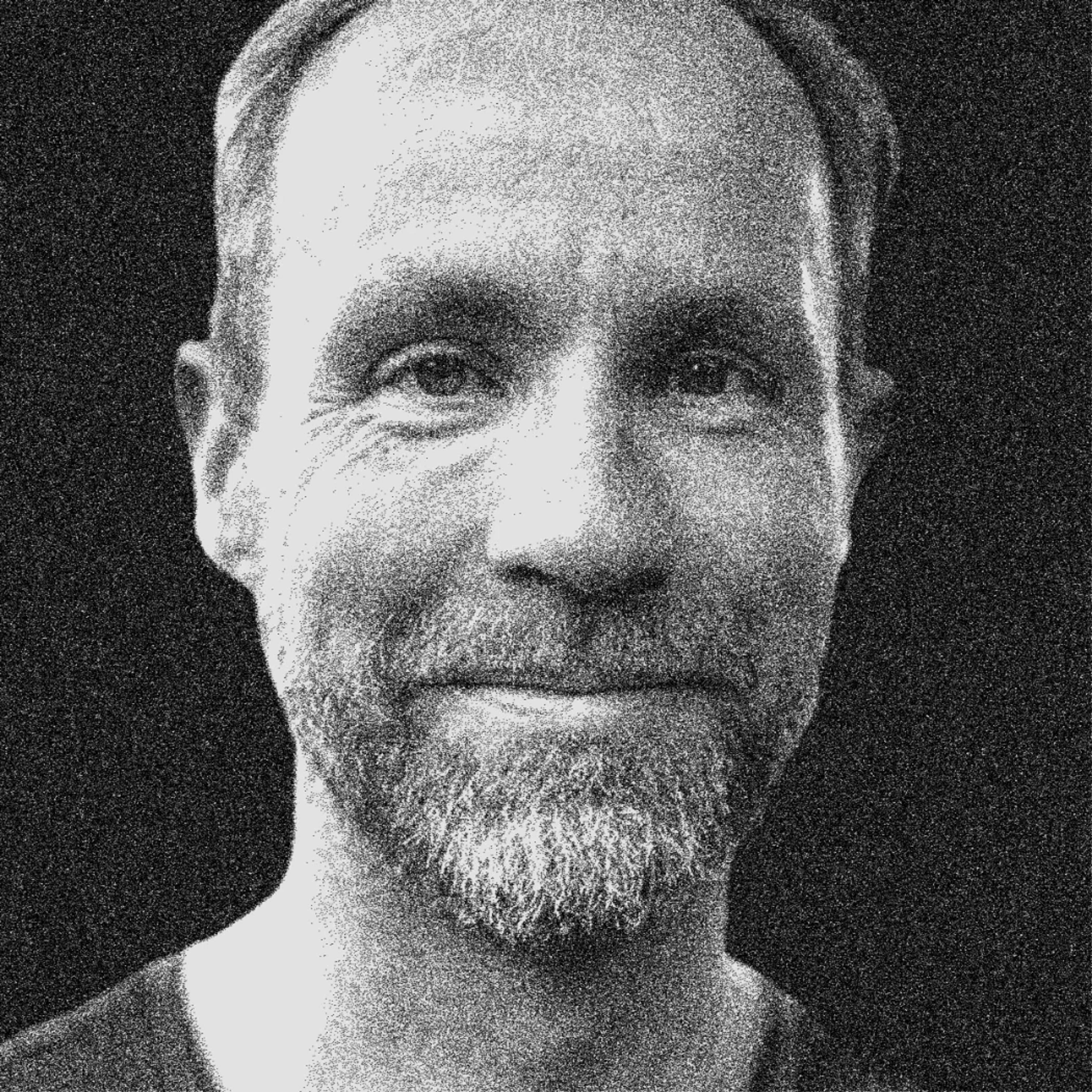 black and white headshot of Harald Kirschner