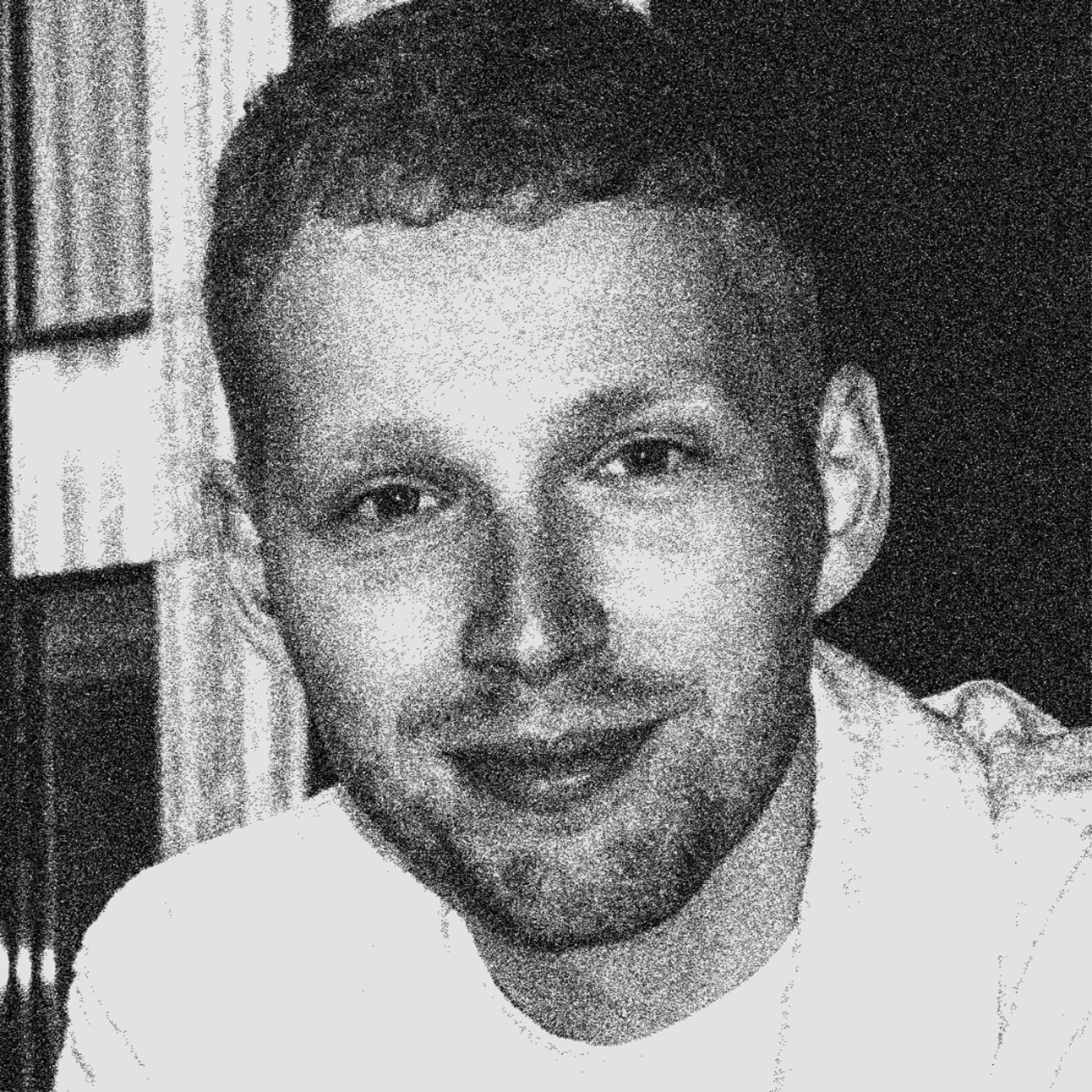 black and white headshot of Frederick Andersen