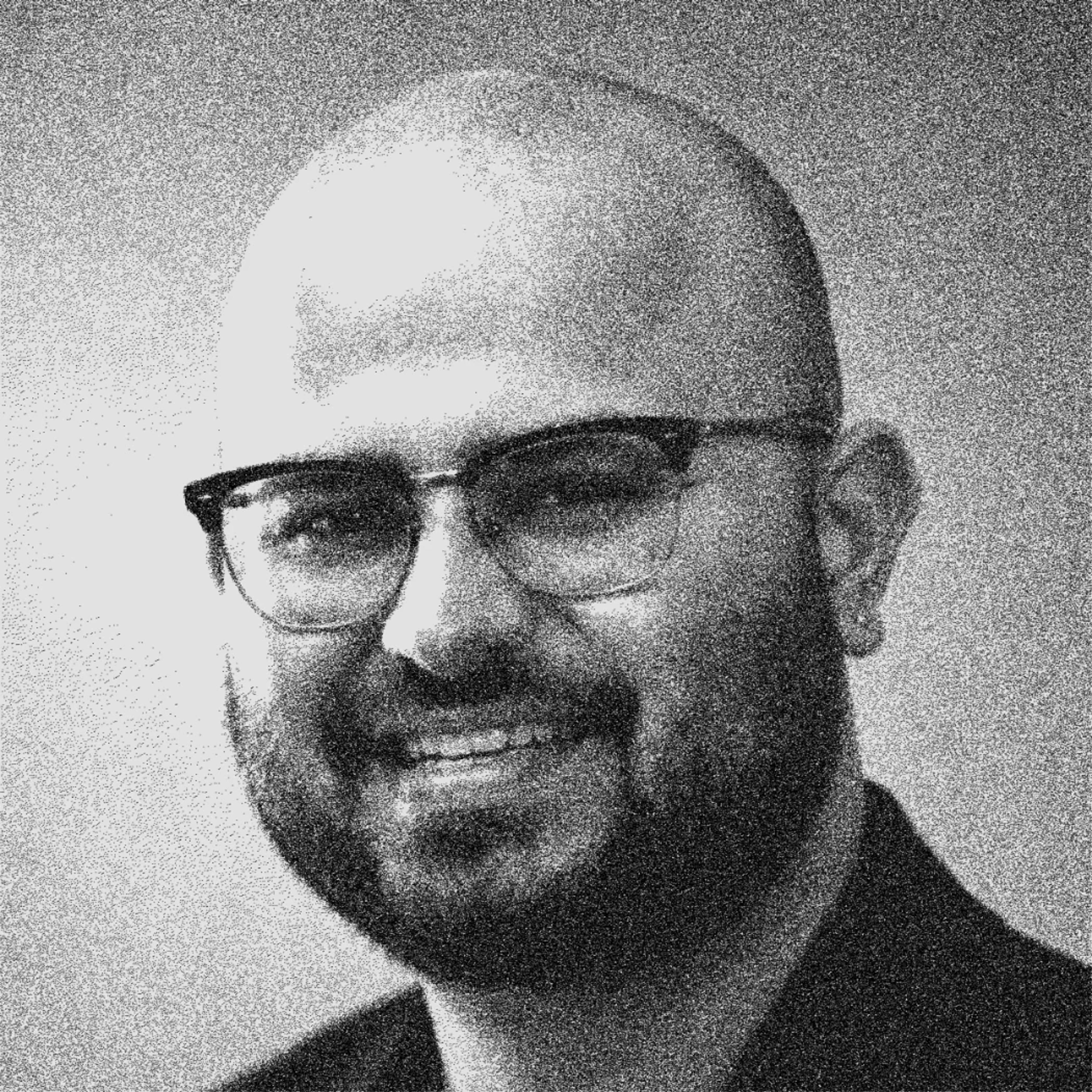 black and white photo of Arjun Singh