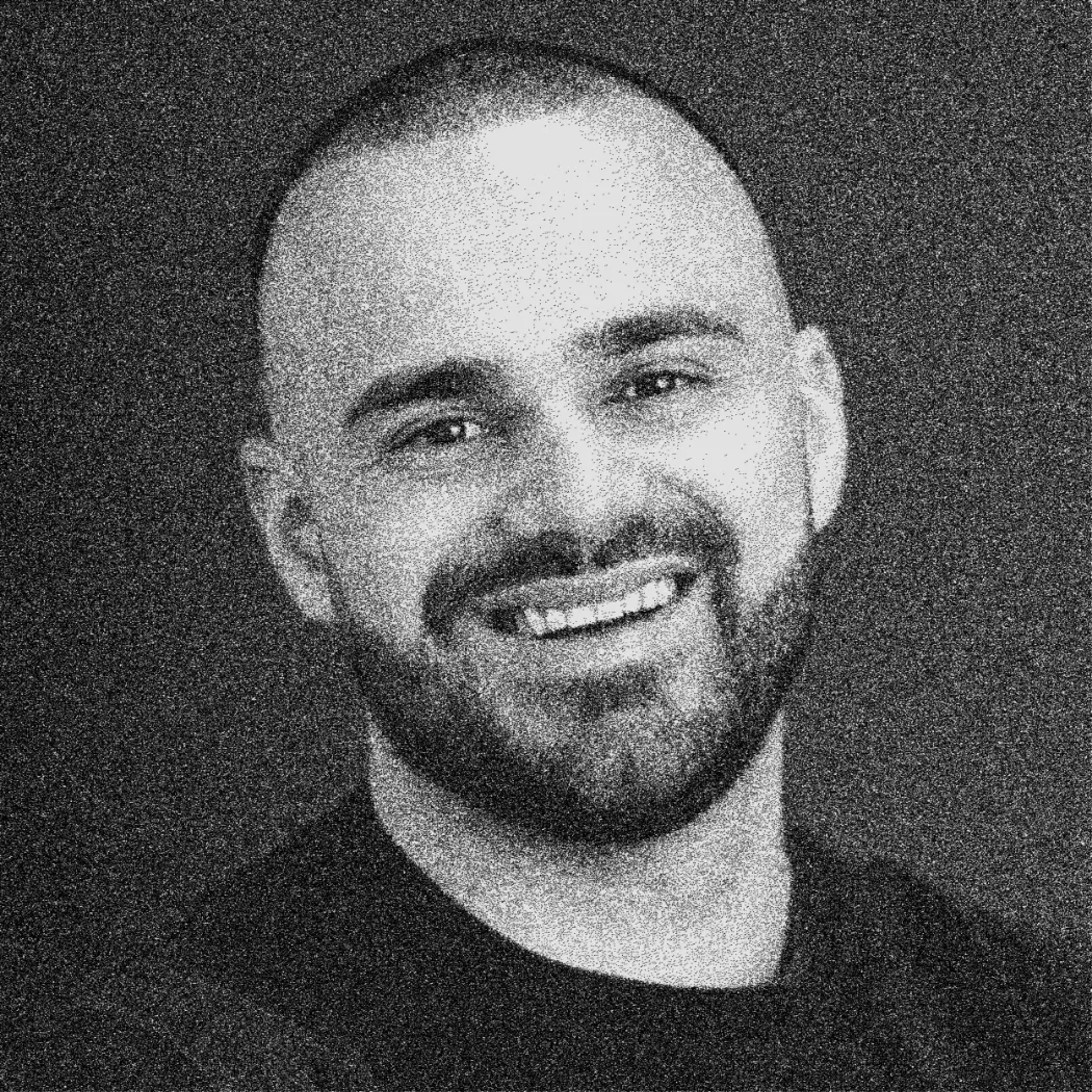 black and white headshot of Socrates Charisis
