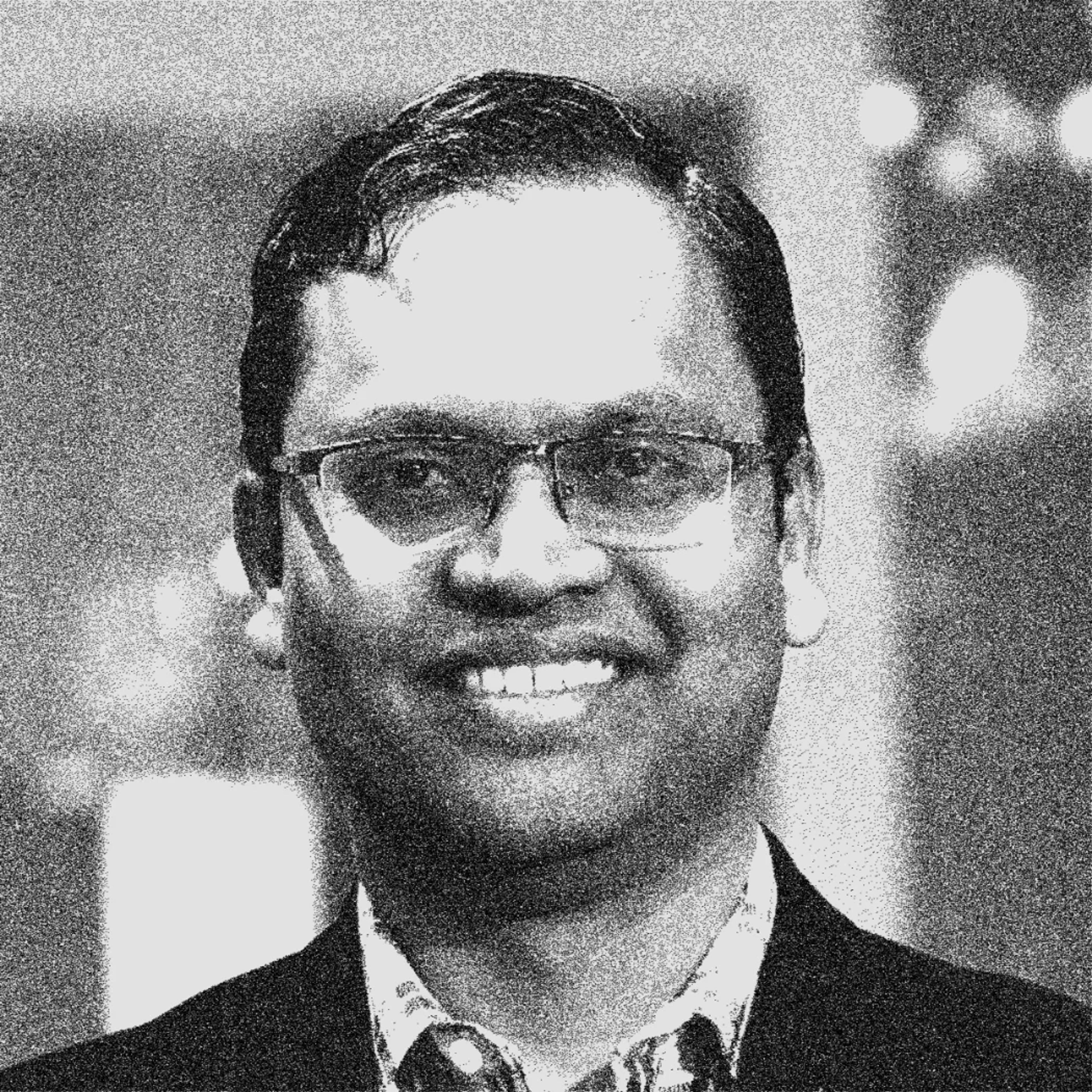 black and white photo Pratyush Kumar