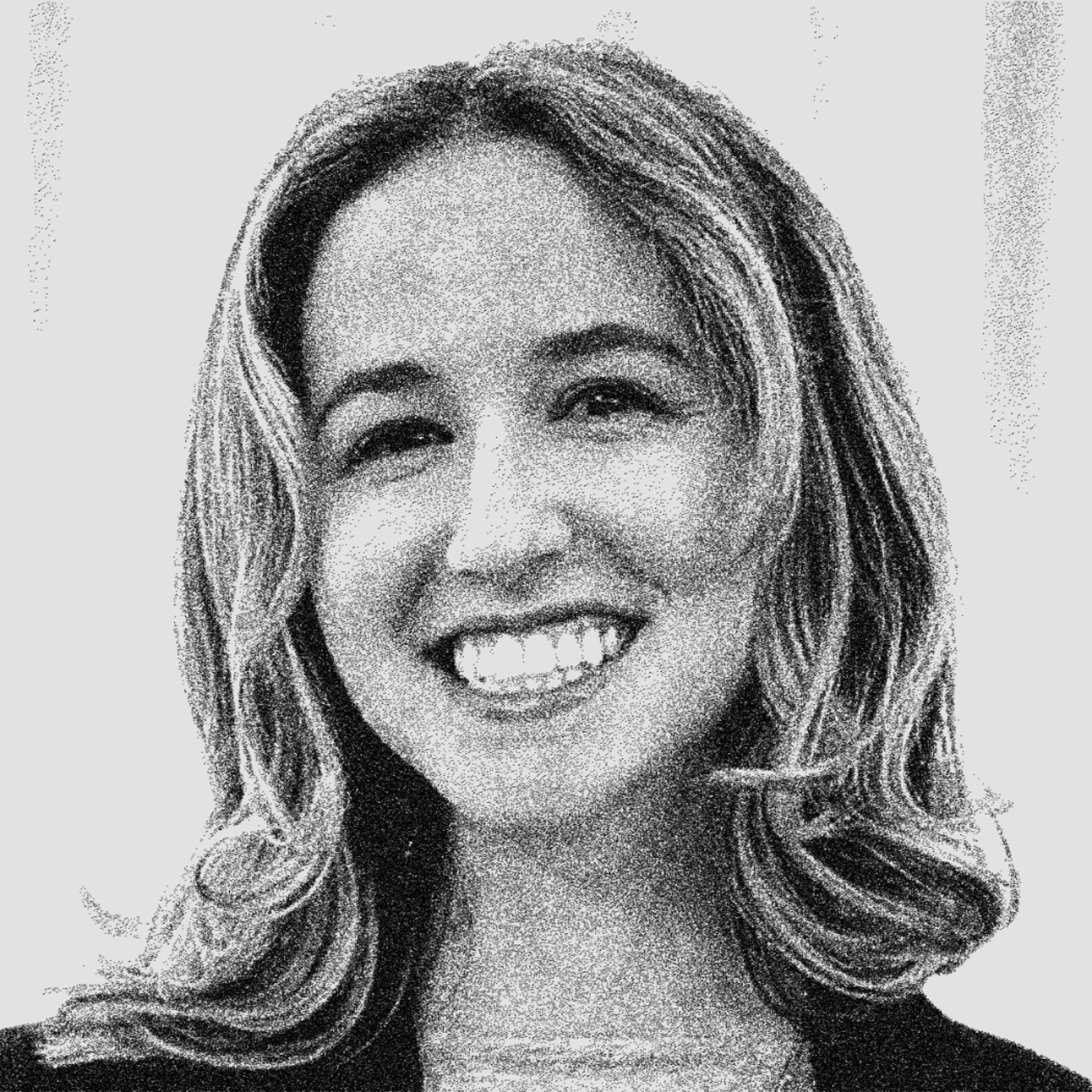black and white photo of Elle Shwer
