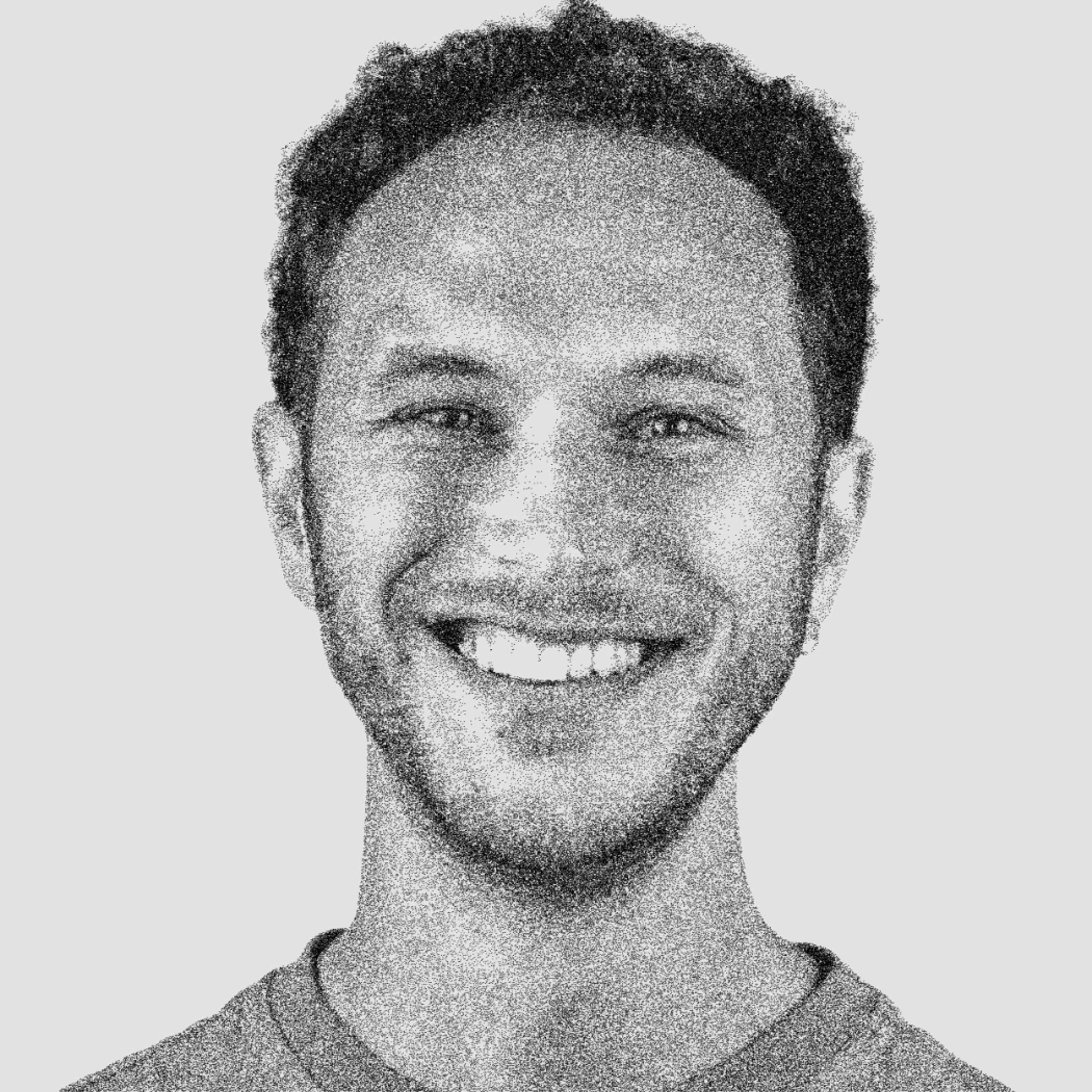 black and white headshot of Luis Ouriach