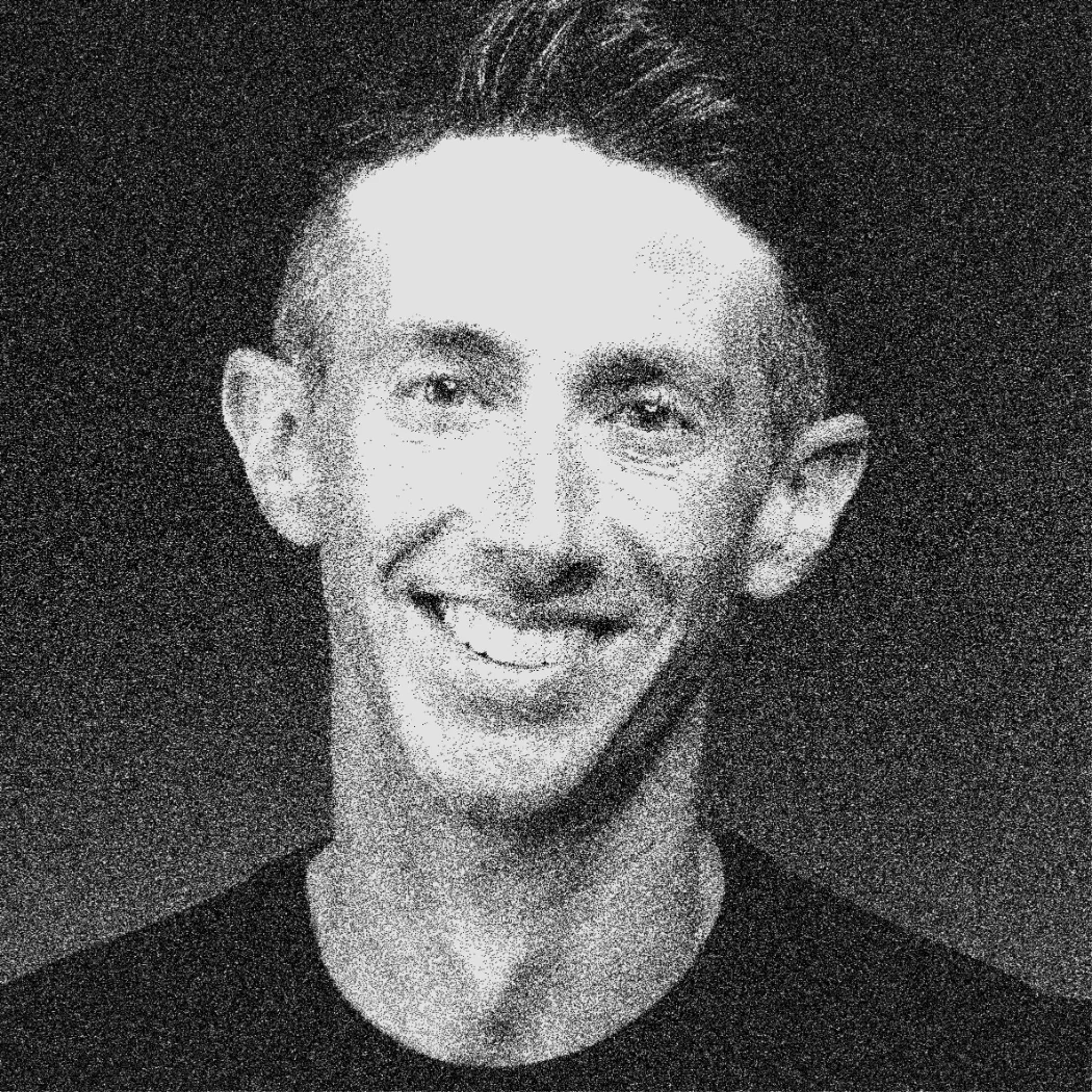 black and white headshot of Bobby Meixner