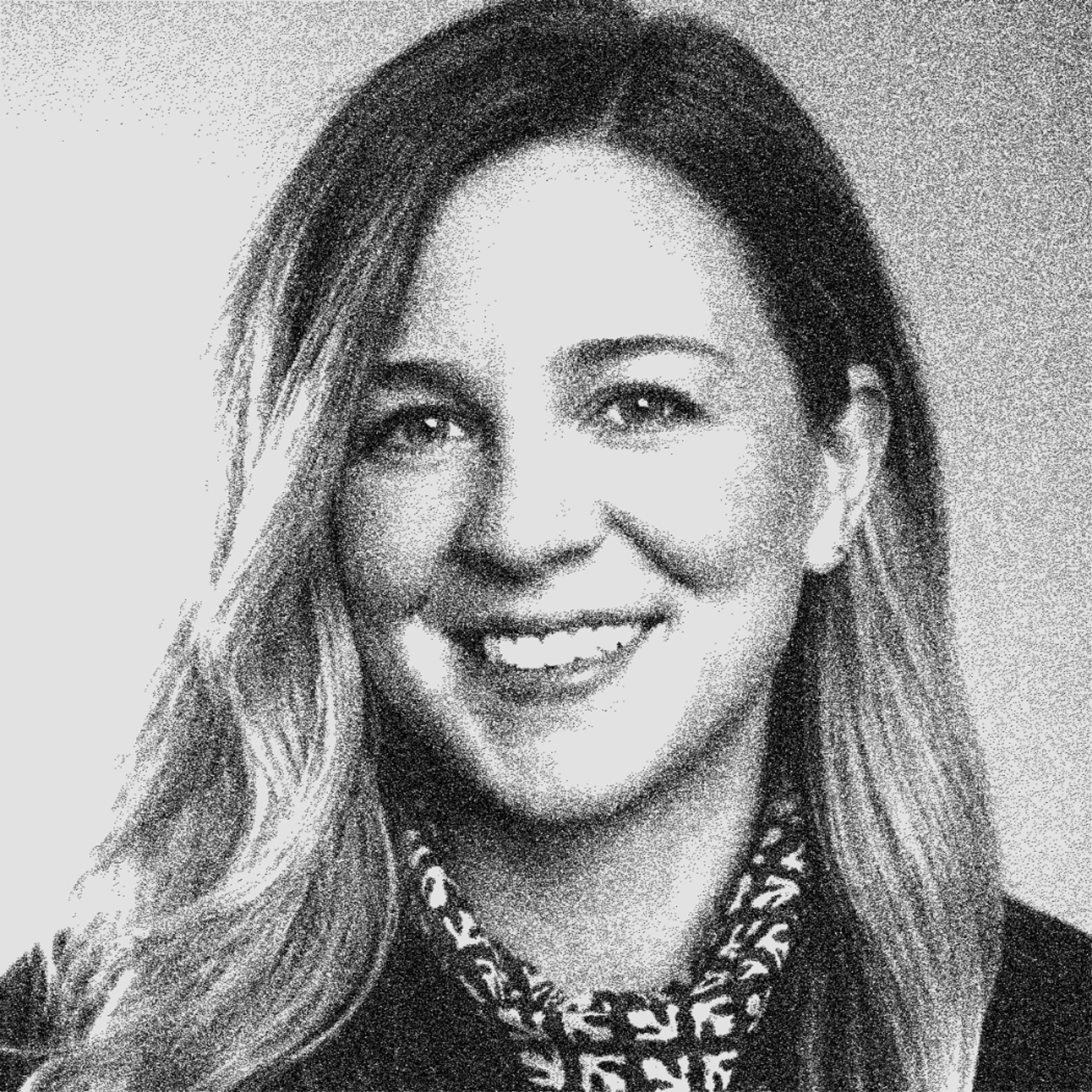 black and white headshot of Lauren Madura