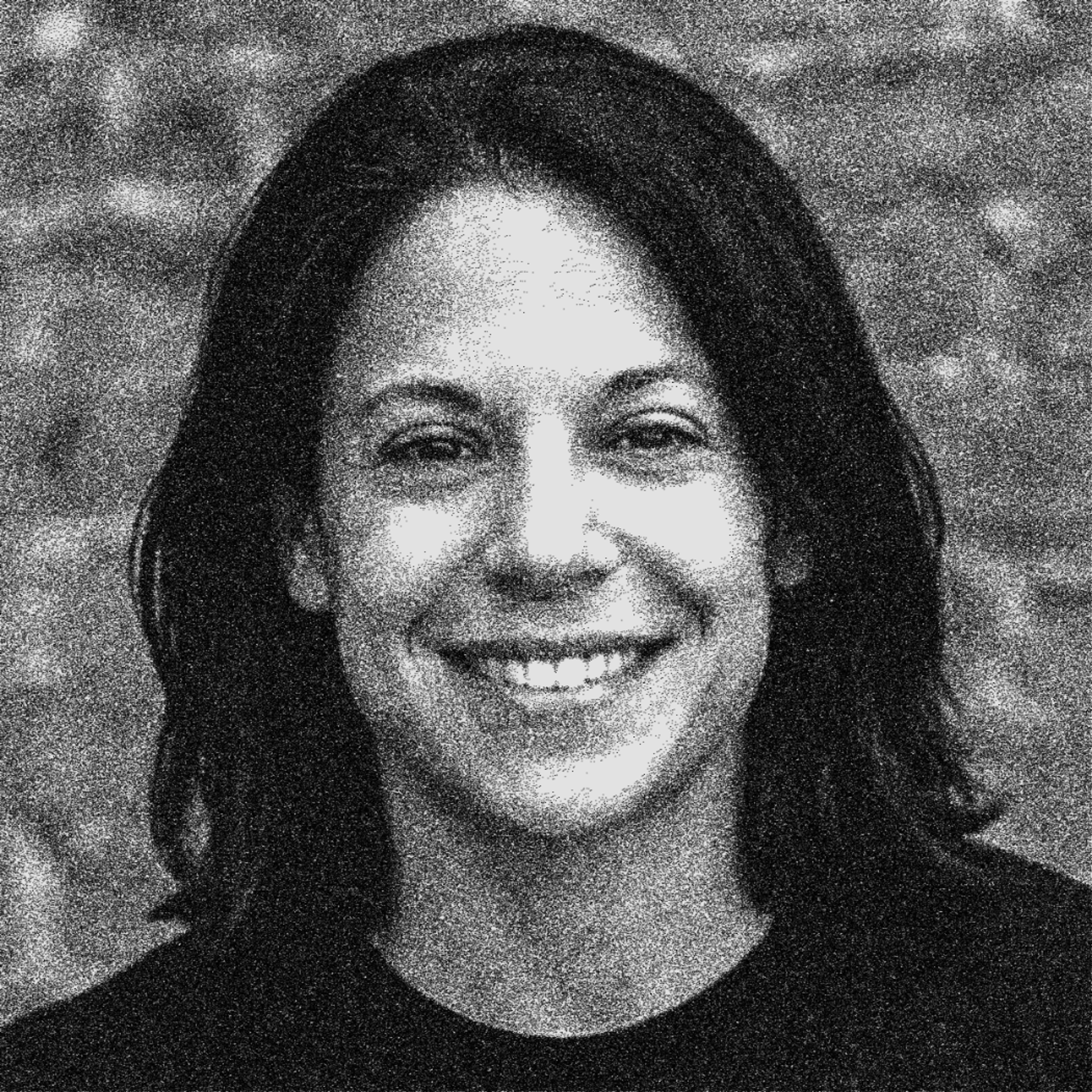 black and white photo of Moran Dankner