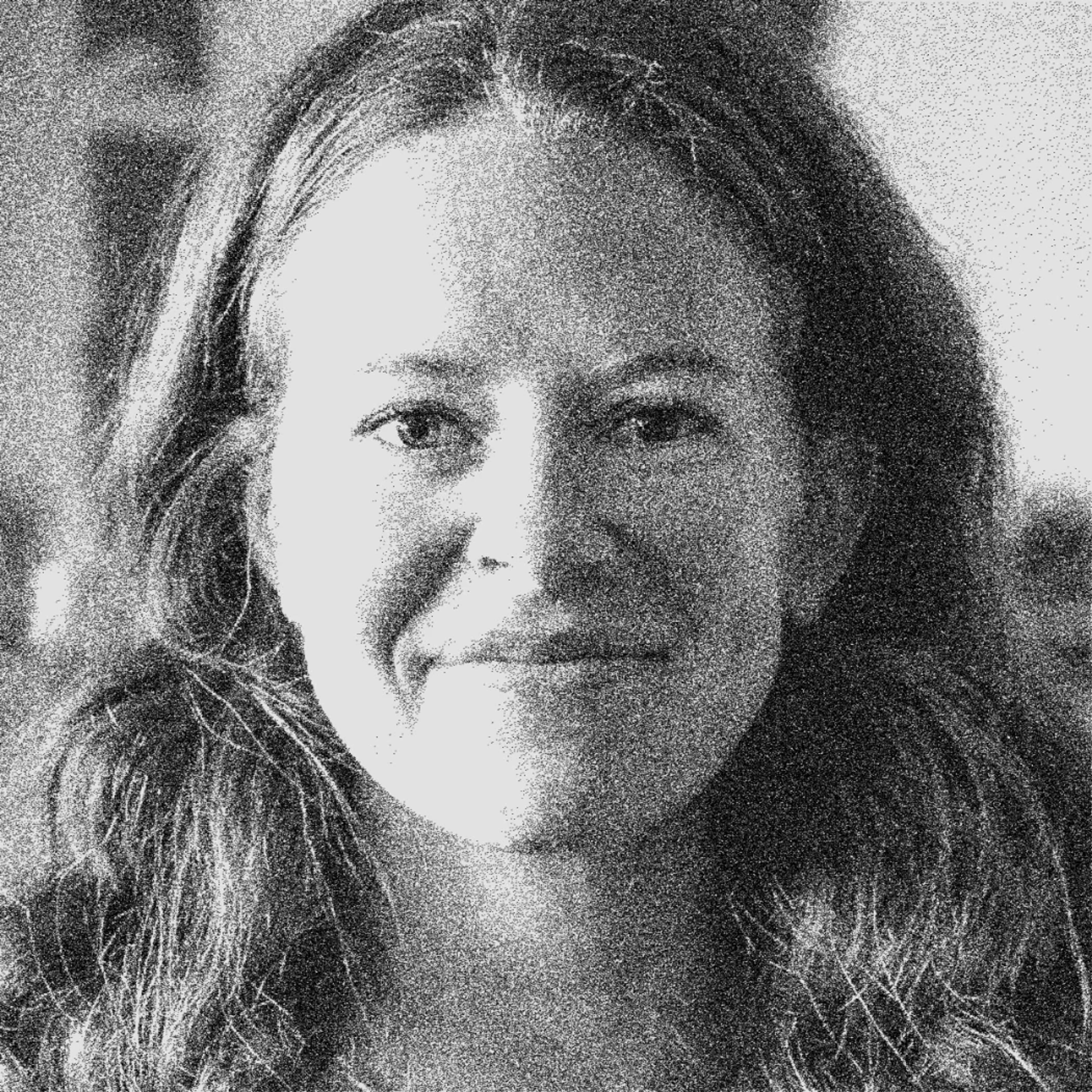 black and white headshot of Megan Greco