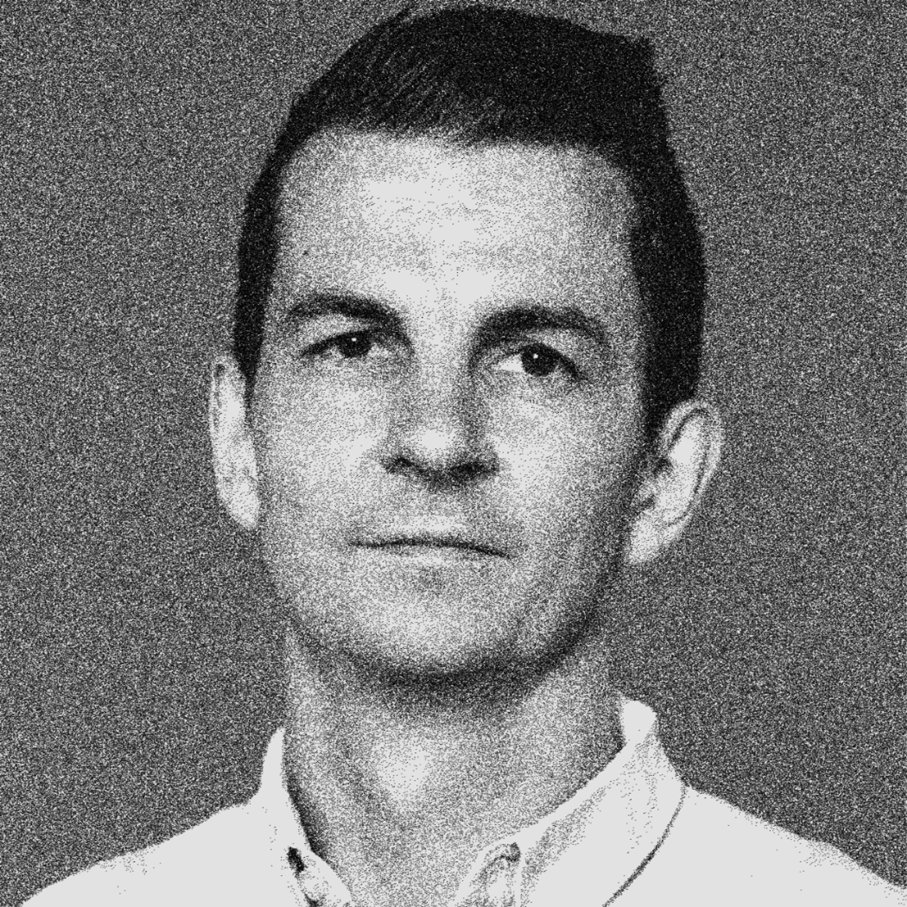 black and white photo of Rodrigo Davies