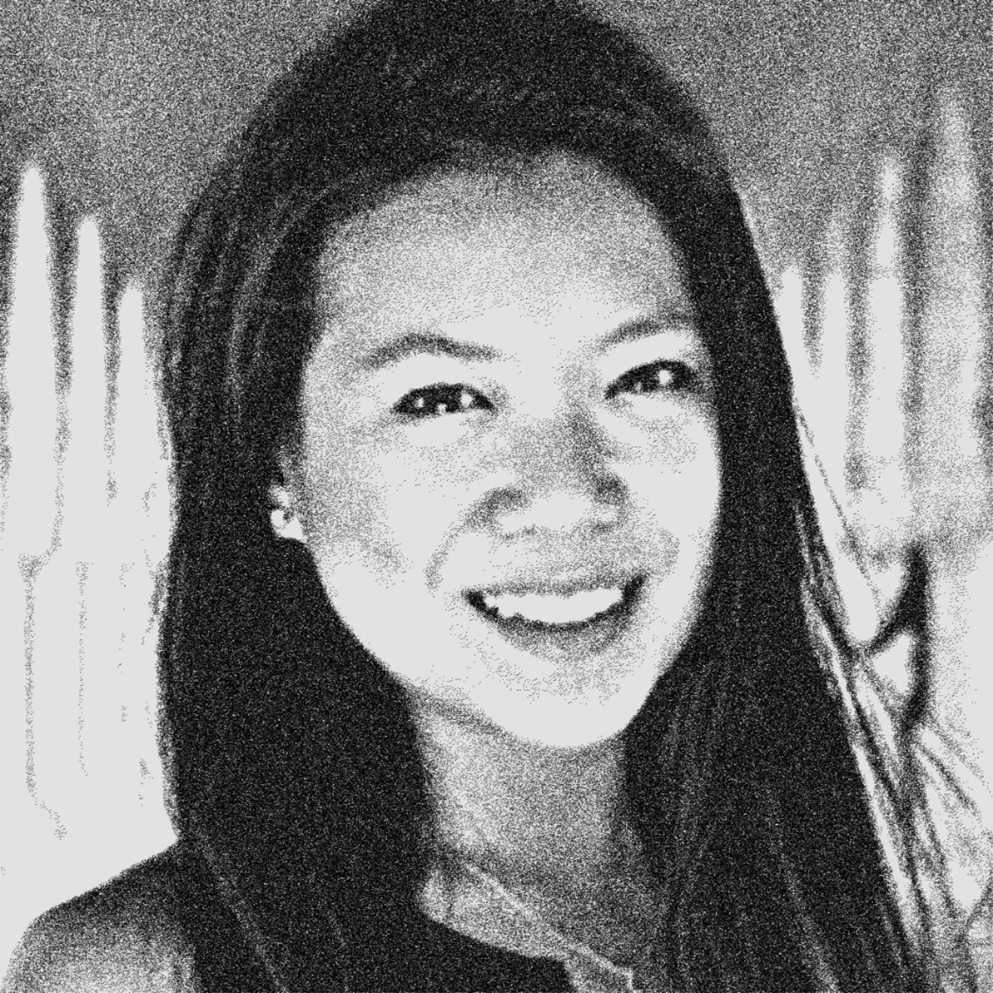 black and white headshot of Jolena Ma