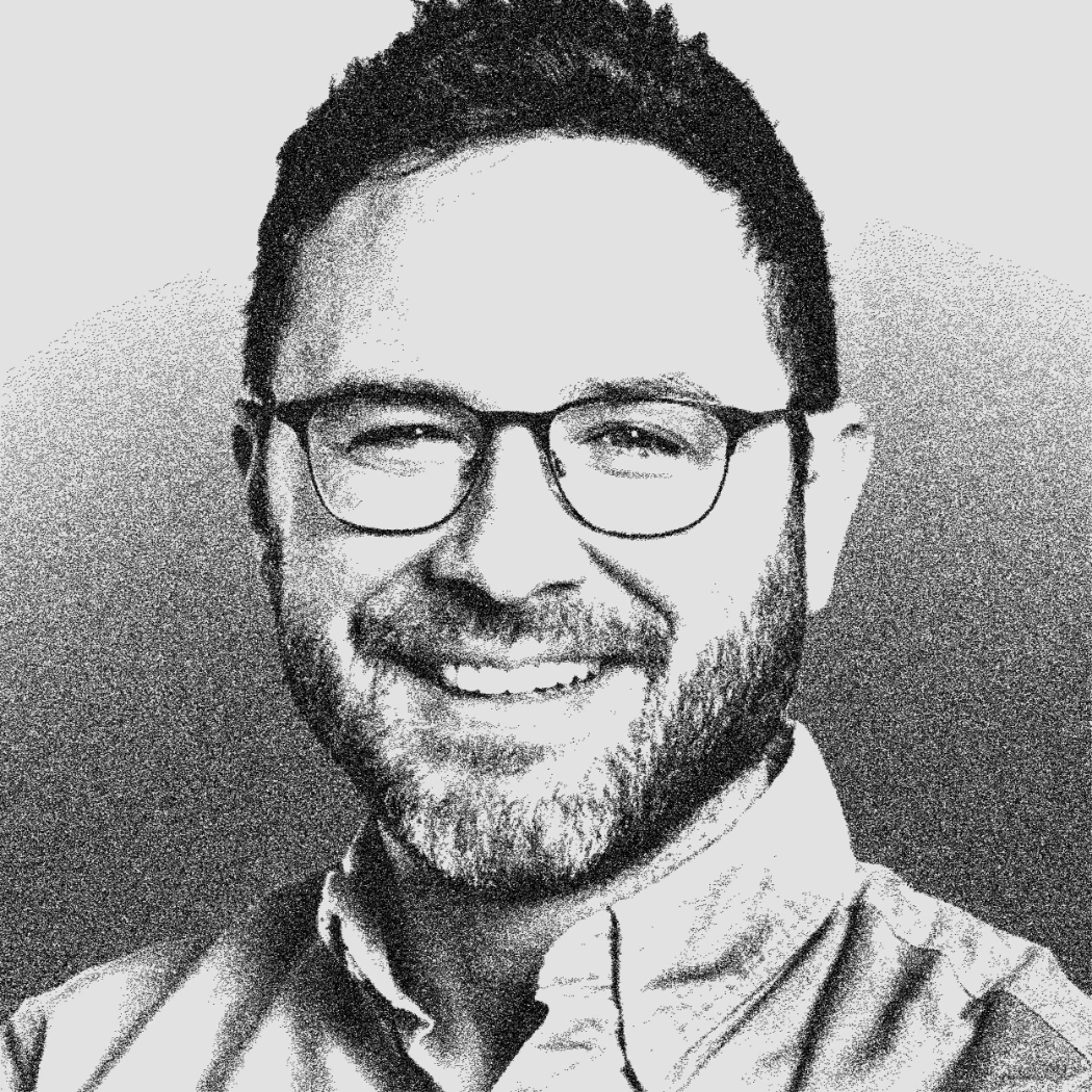 black and white headshot of Brian Ringley