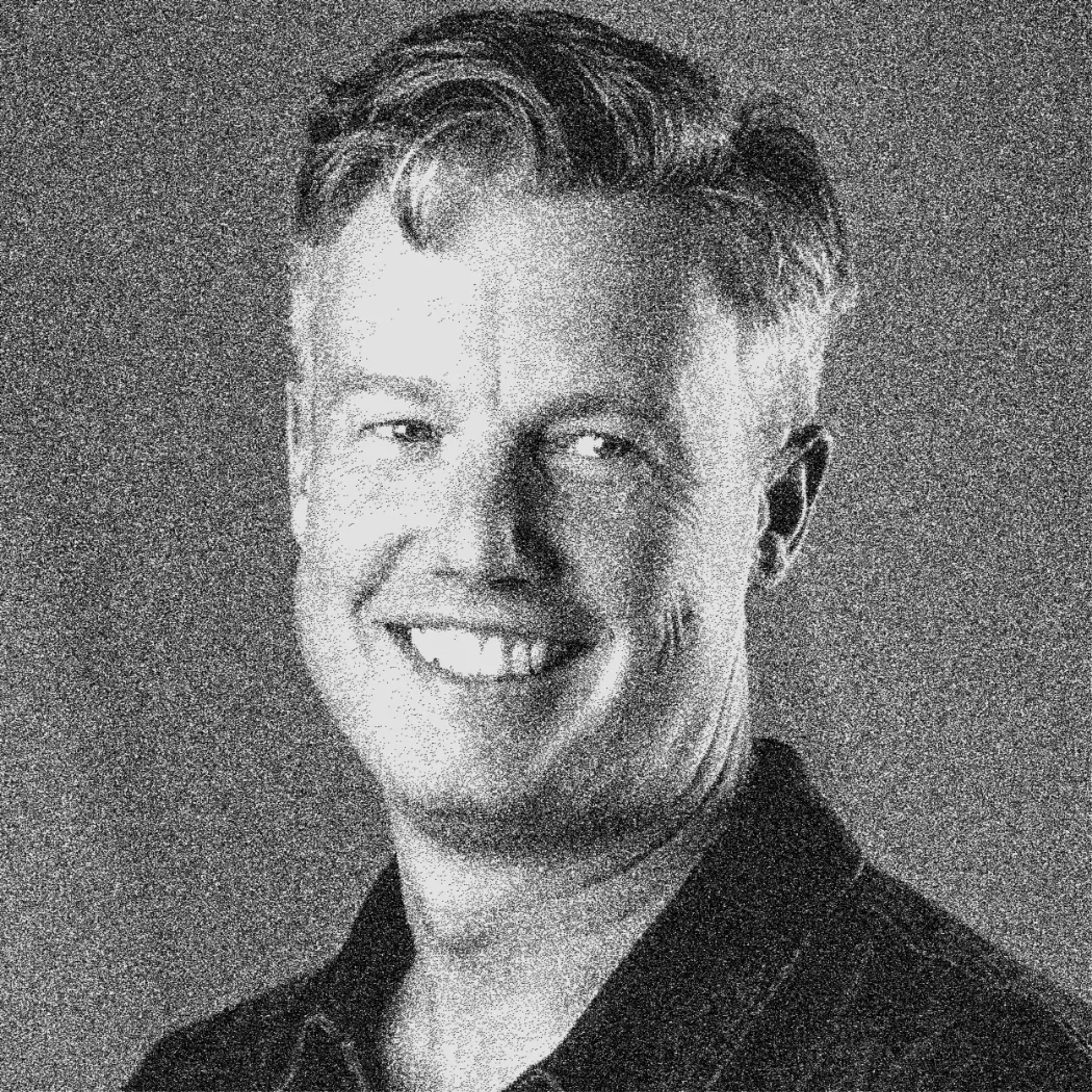 black and white headshot of Ned Dwyer
