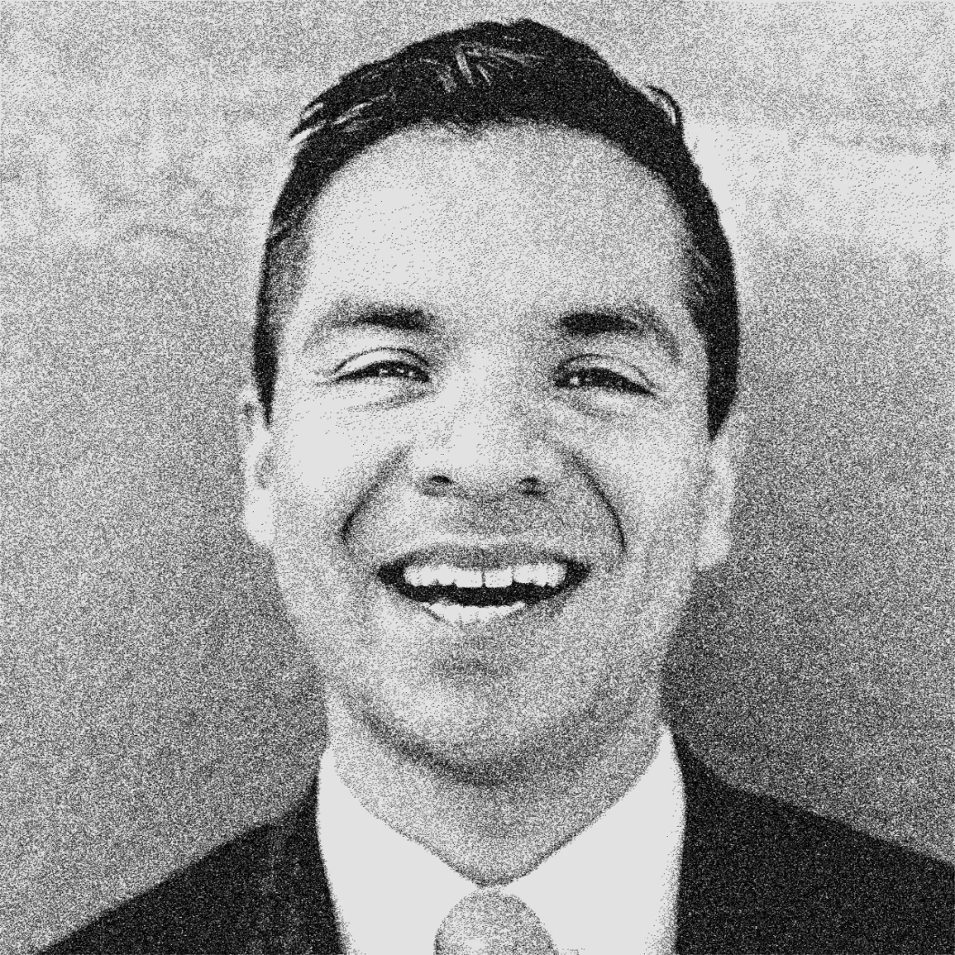 black and white photo of Hector Ouilhet Olmos