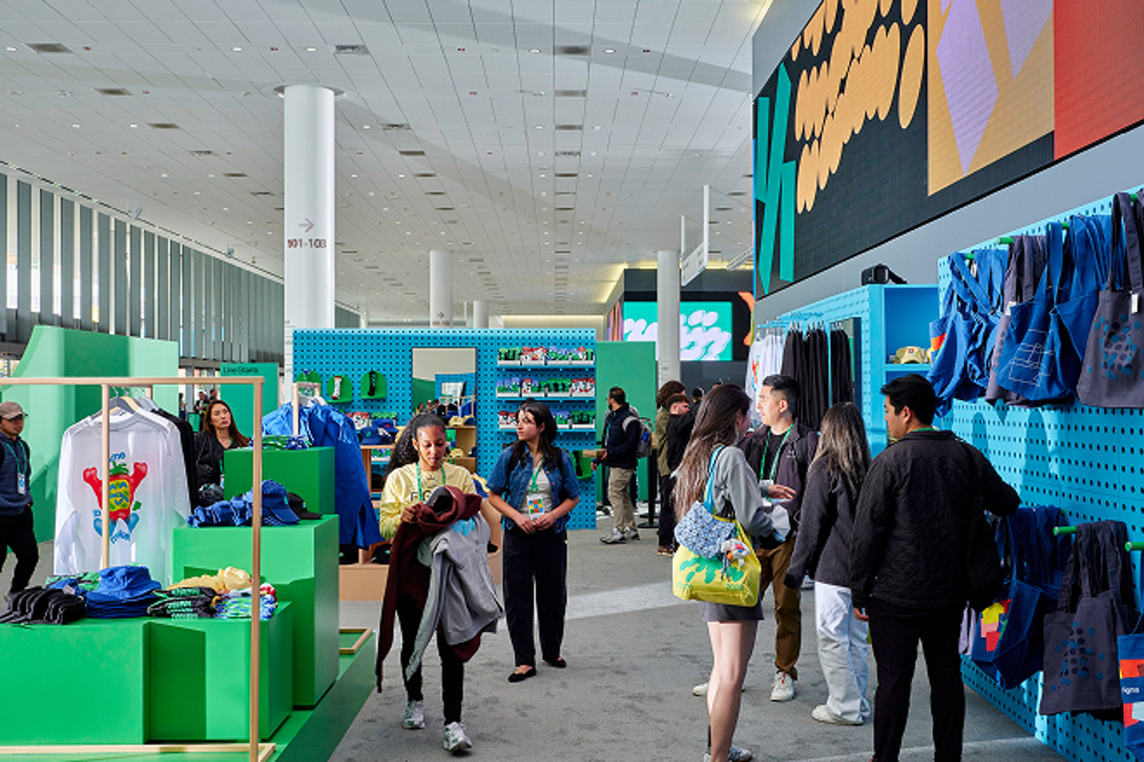 Attendees in Config merchandise store