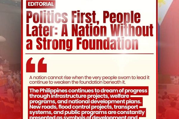 Politics First, People Later: A Nation Without a Strong Foundation