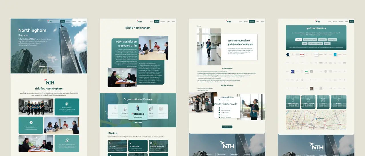 Nothingham , ออกแบบ UX / UI , จัดหาแม่บ้าน
