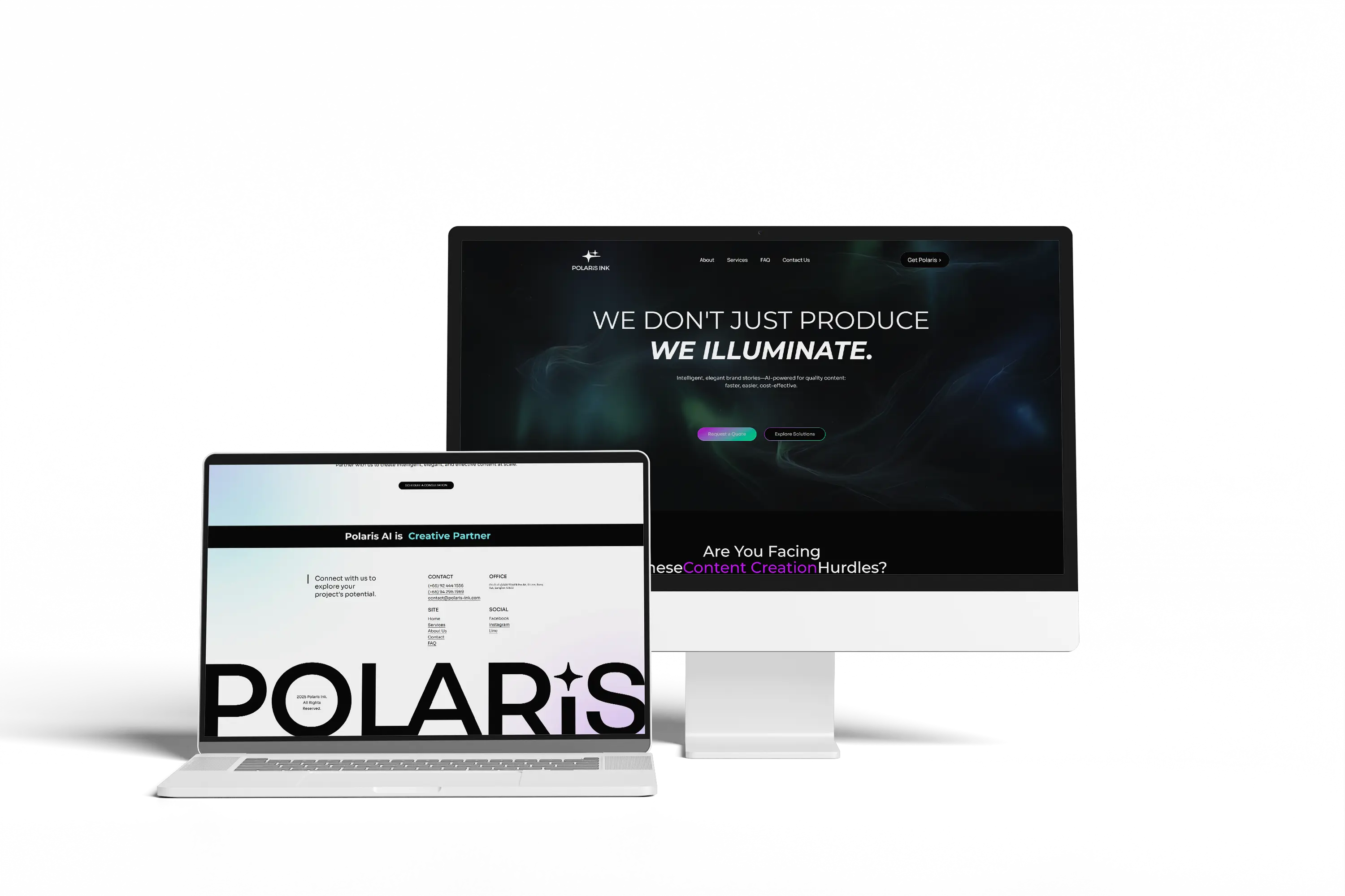 Polaris Ink , ออกแบบ UX / UI