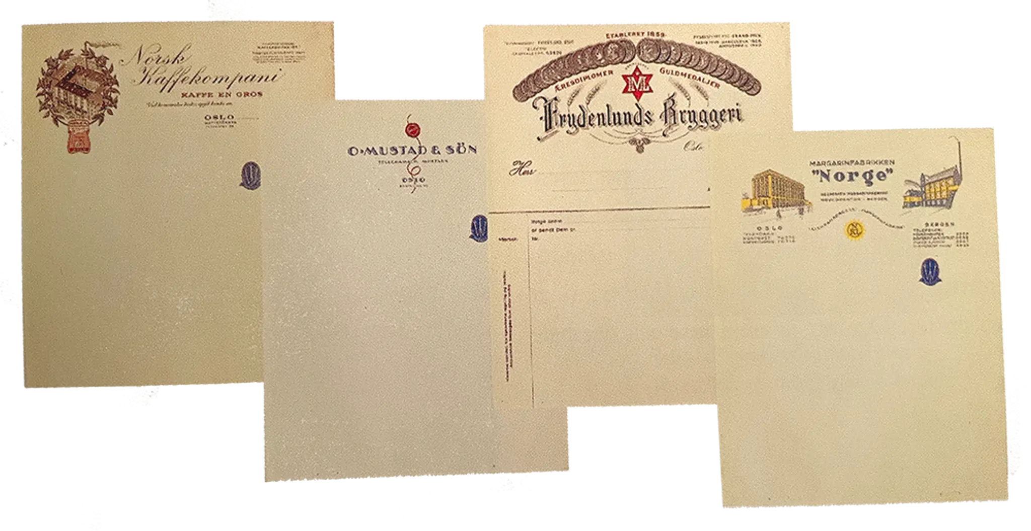 Ståltrykk fra Wittusen & Jensen på 1920-tallet